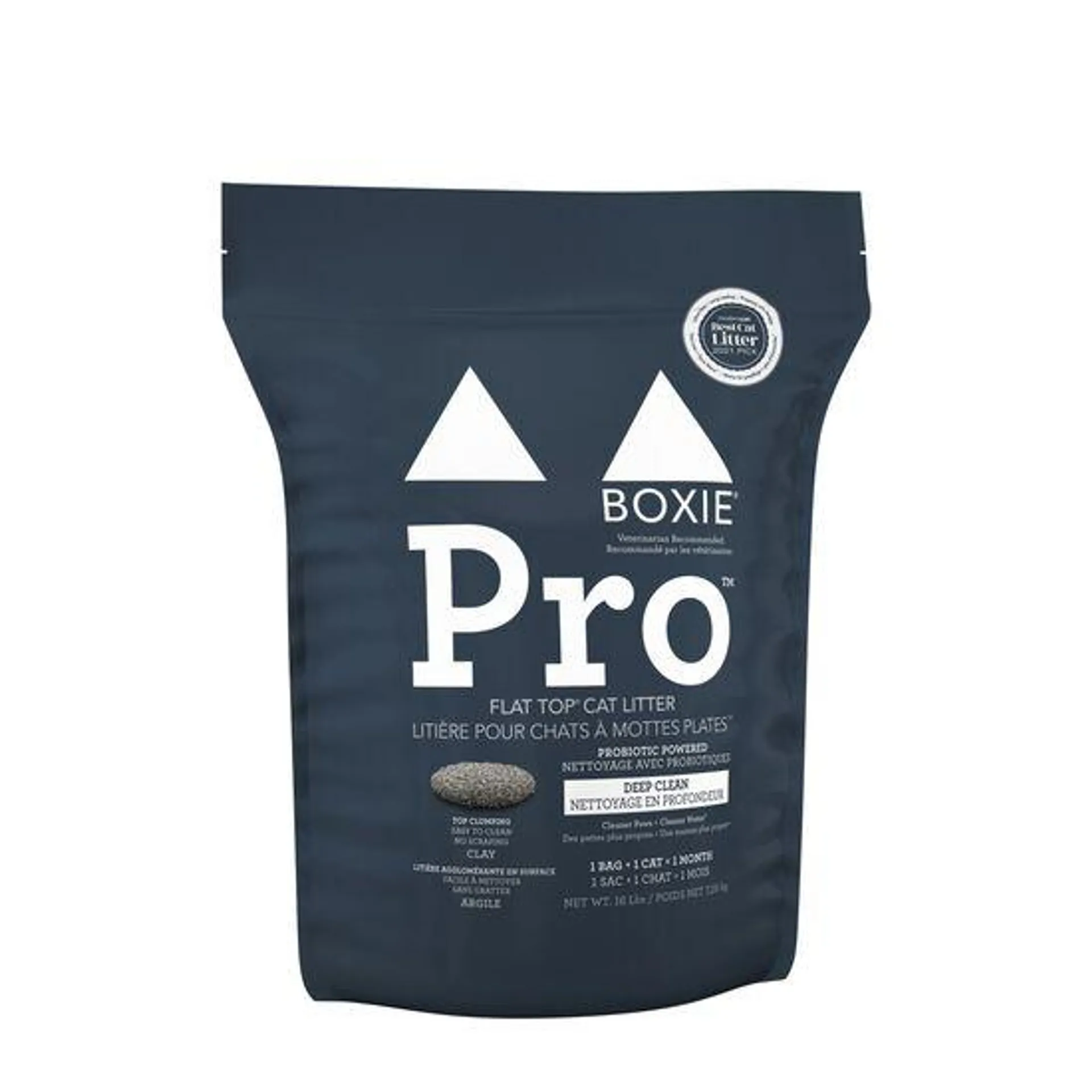 BoxiePro Flat Top Cat Litter, 16 lbs