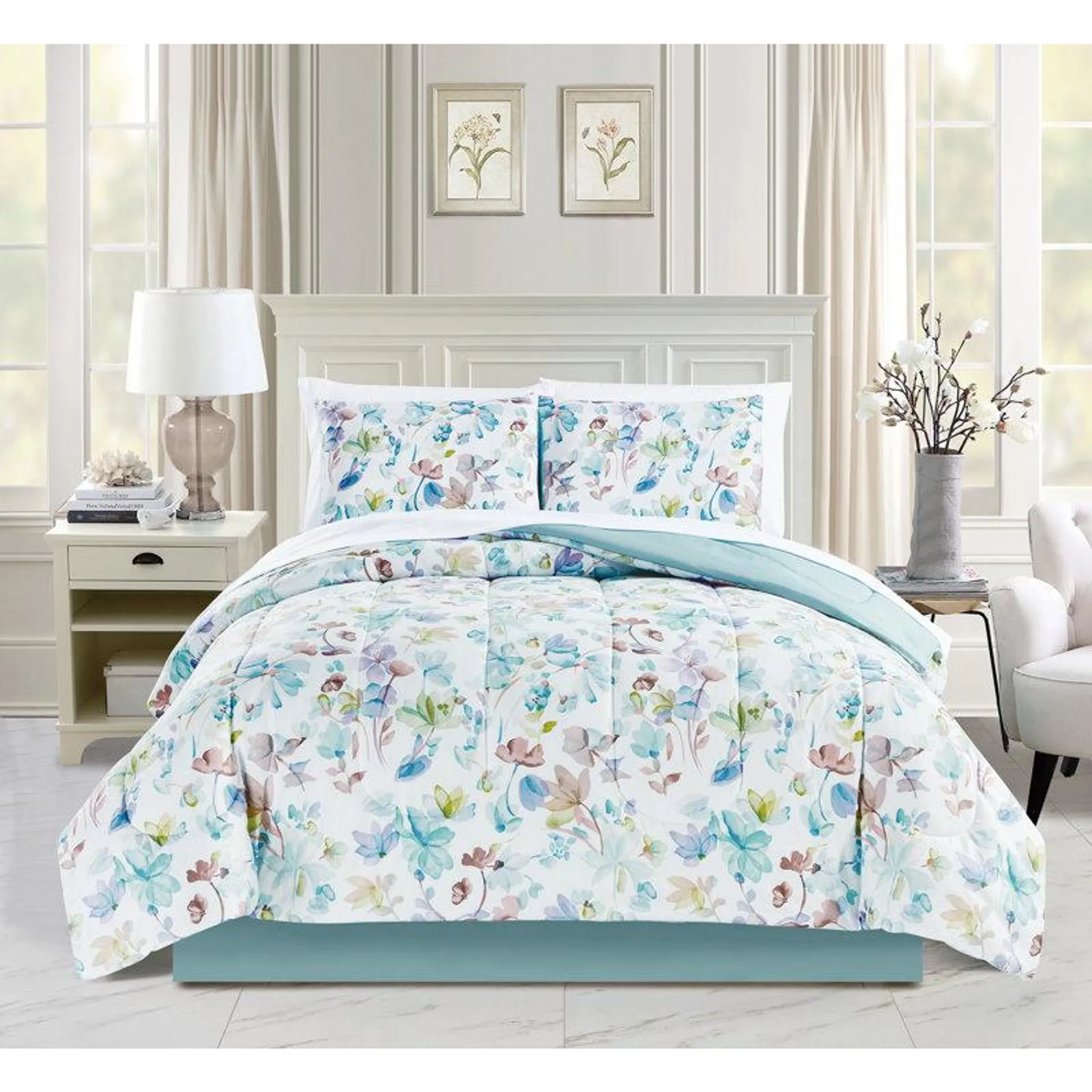 Floral Comforter Set