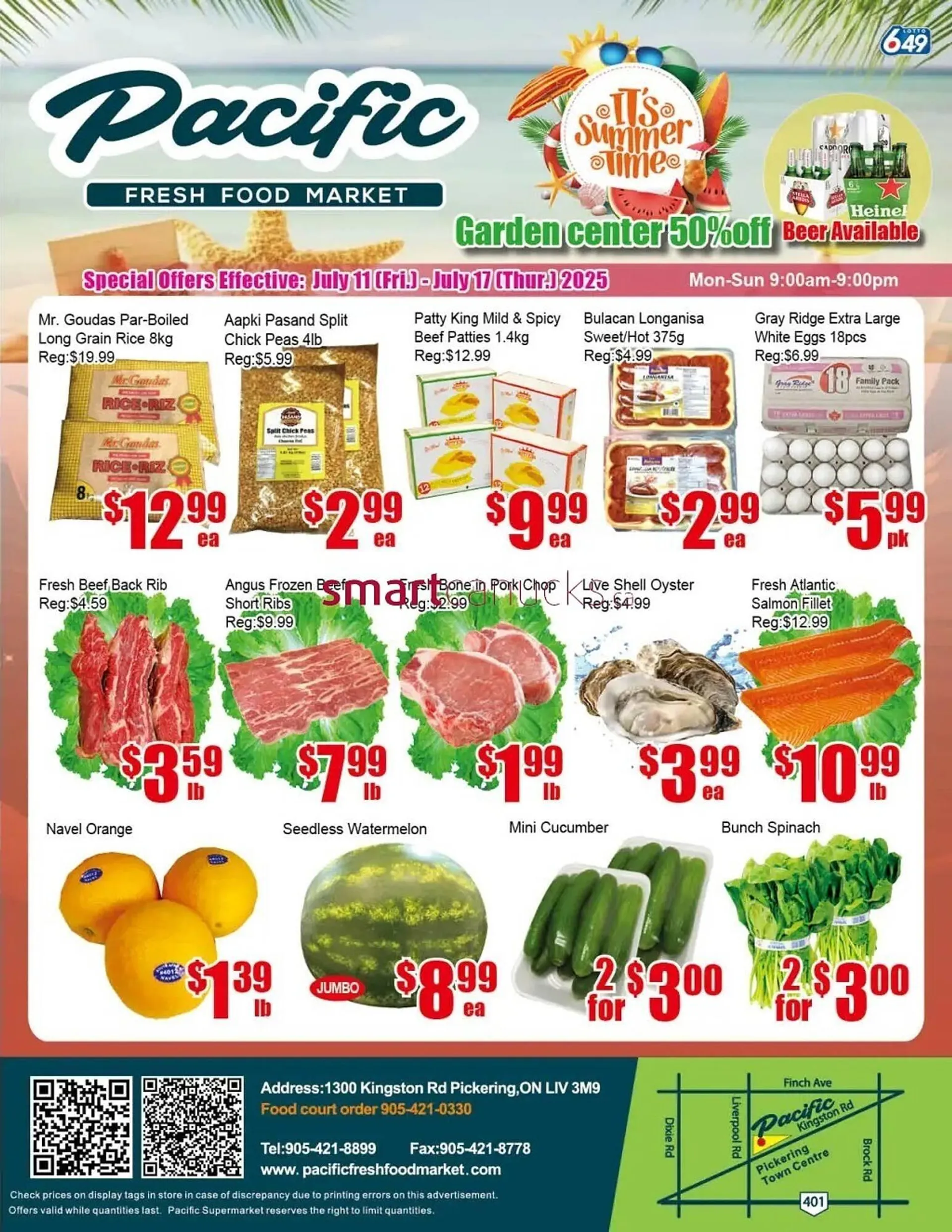 New Pacific Supermarket flyer from July 11 to July 17 2025 - flyer page 1