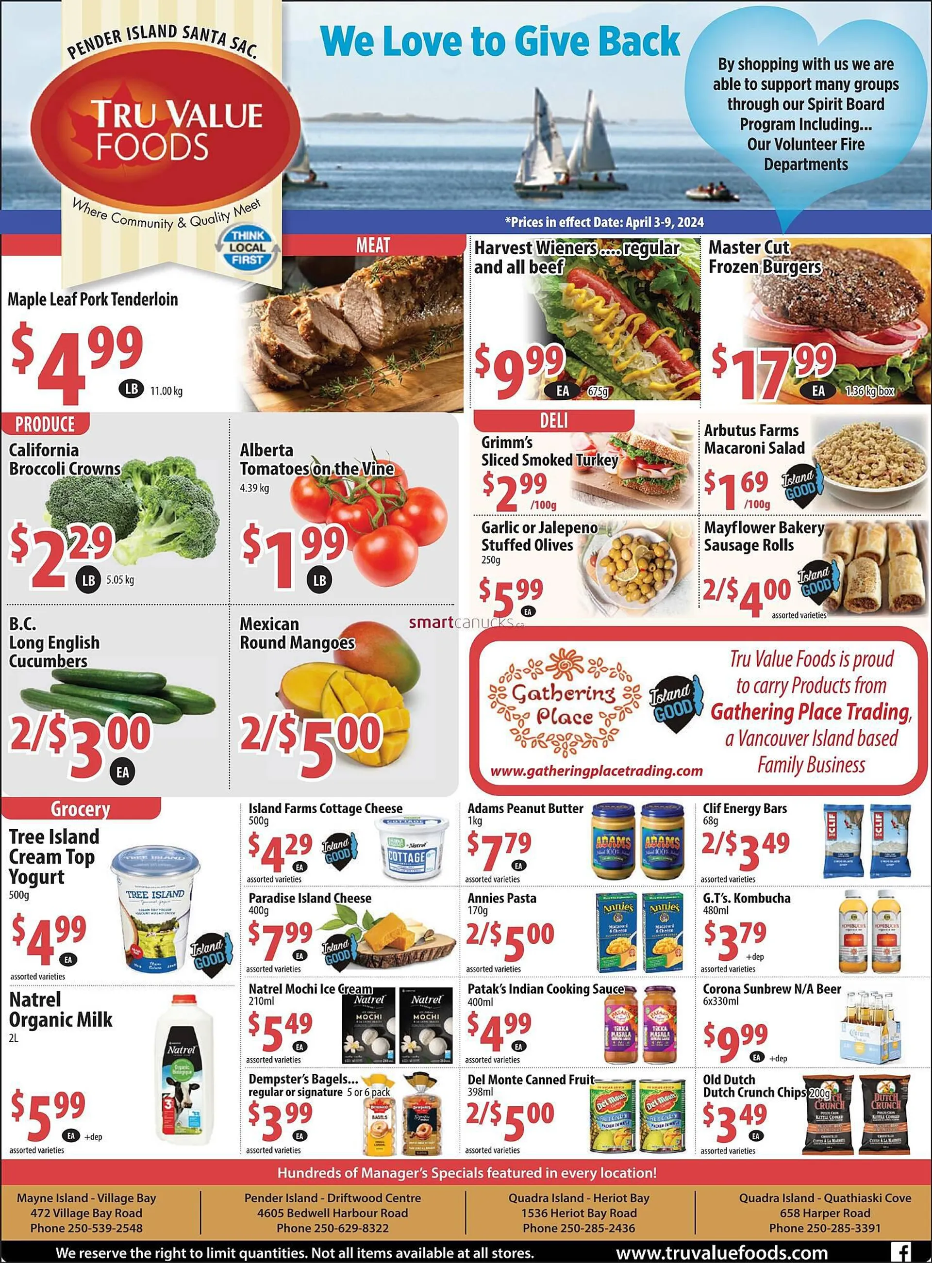 Tru Value Foods flyer from April 3 to April 30 2024 - flyer page 1