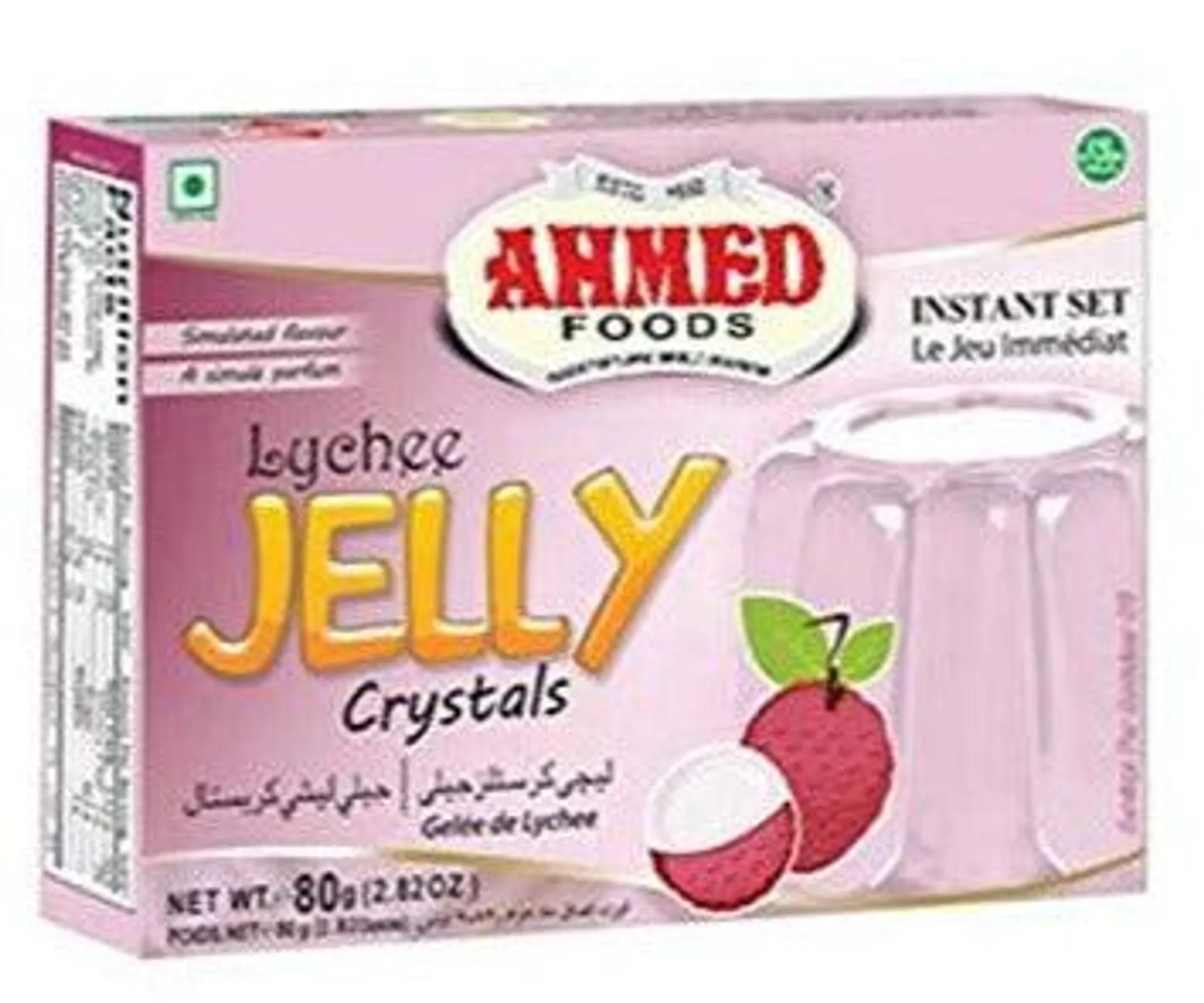 Ahmed Crystal Jelly Lychee 70g