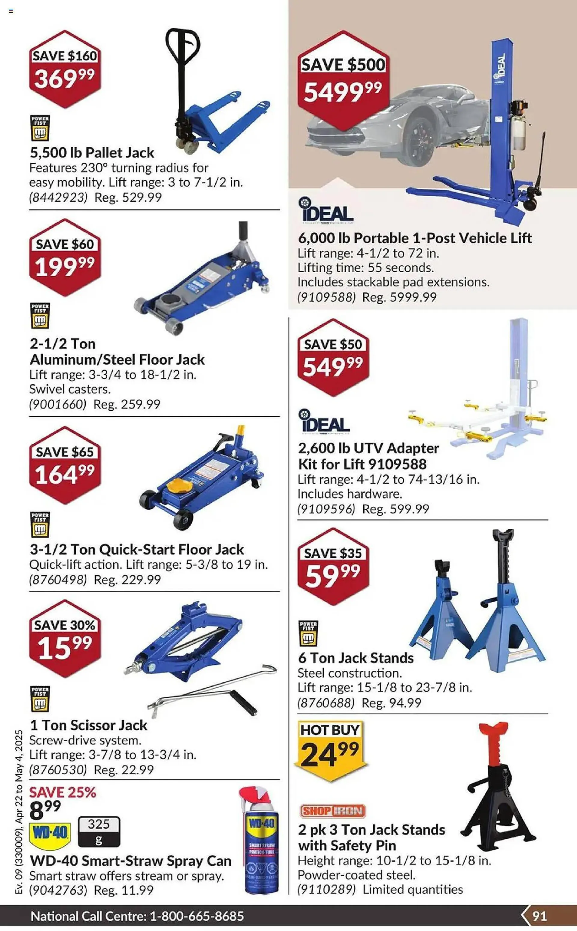 Princess Auto flyer from April 22 to May 4 2025 - flyer page 96