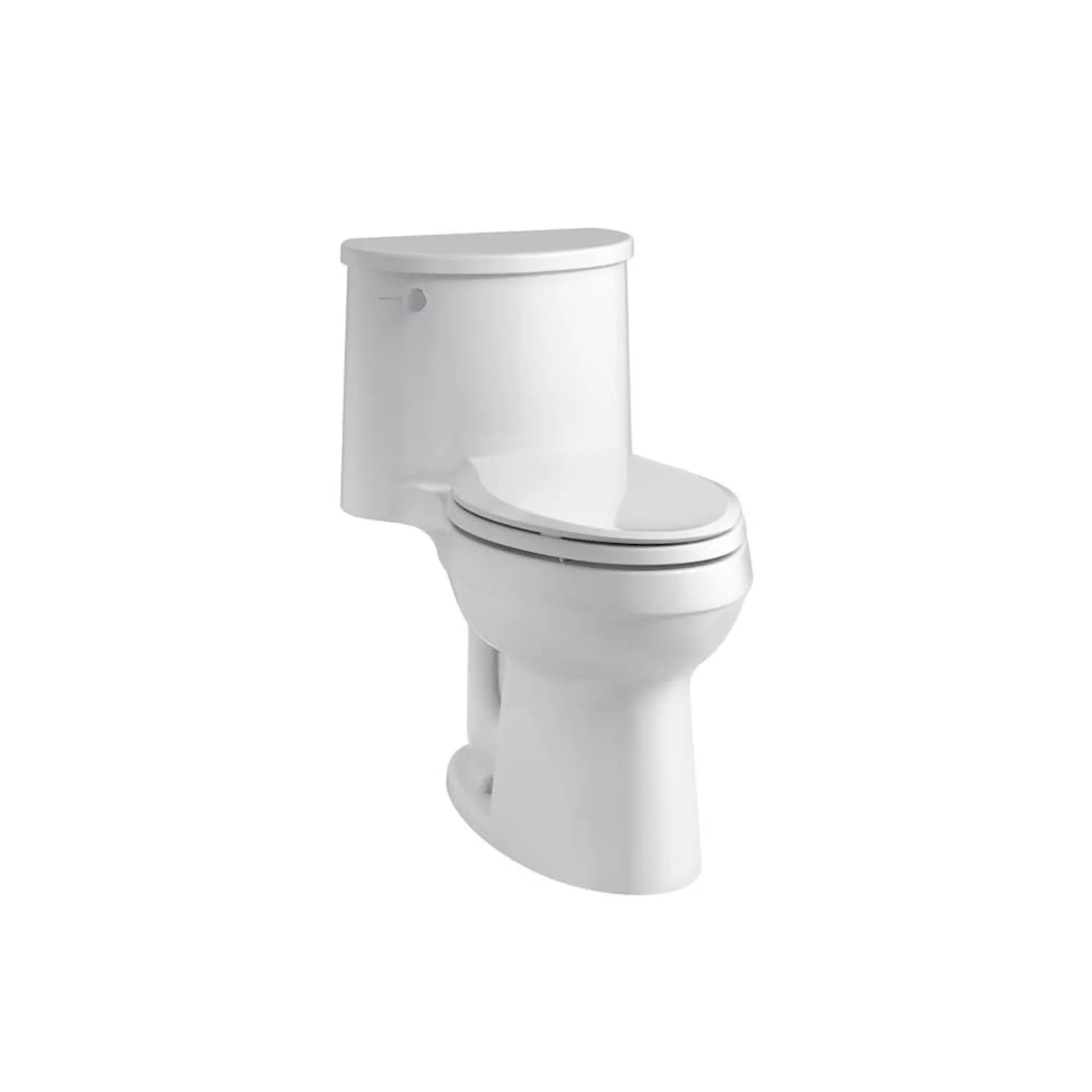 Adair Comfort Height 1-Piece 4.8 LPF Single Flush Elongated Toilet in White