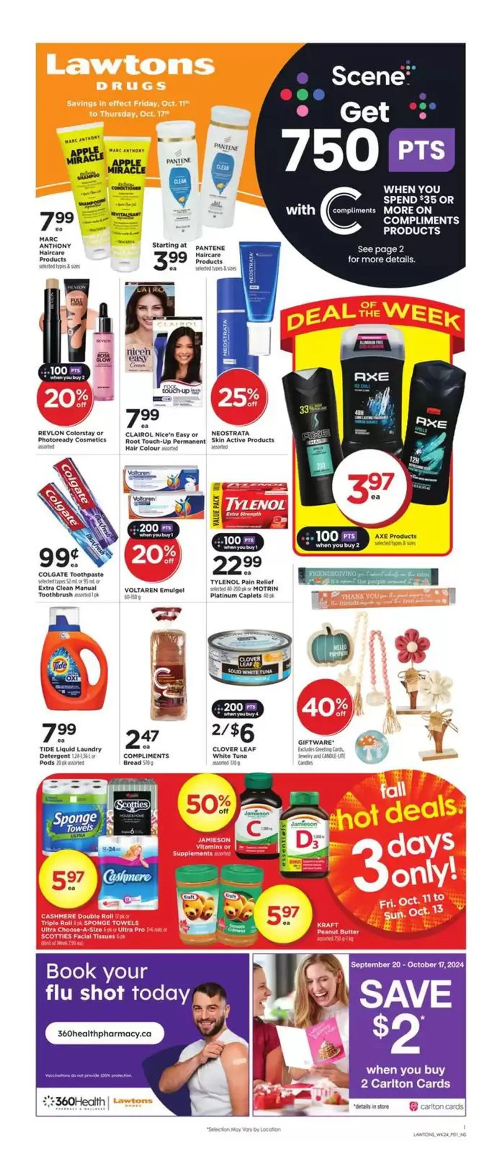 Current bargains and offers from October 11 to October 17 2024 - flyer page 1