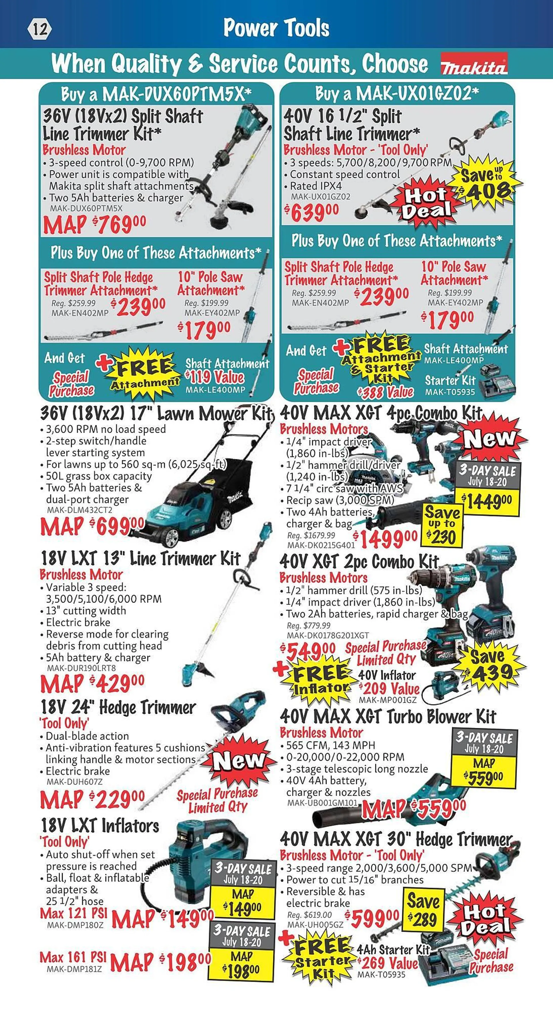 KMS Tools flyer from June 27 to July 31 2024 - flyer page 12