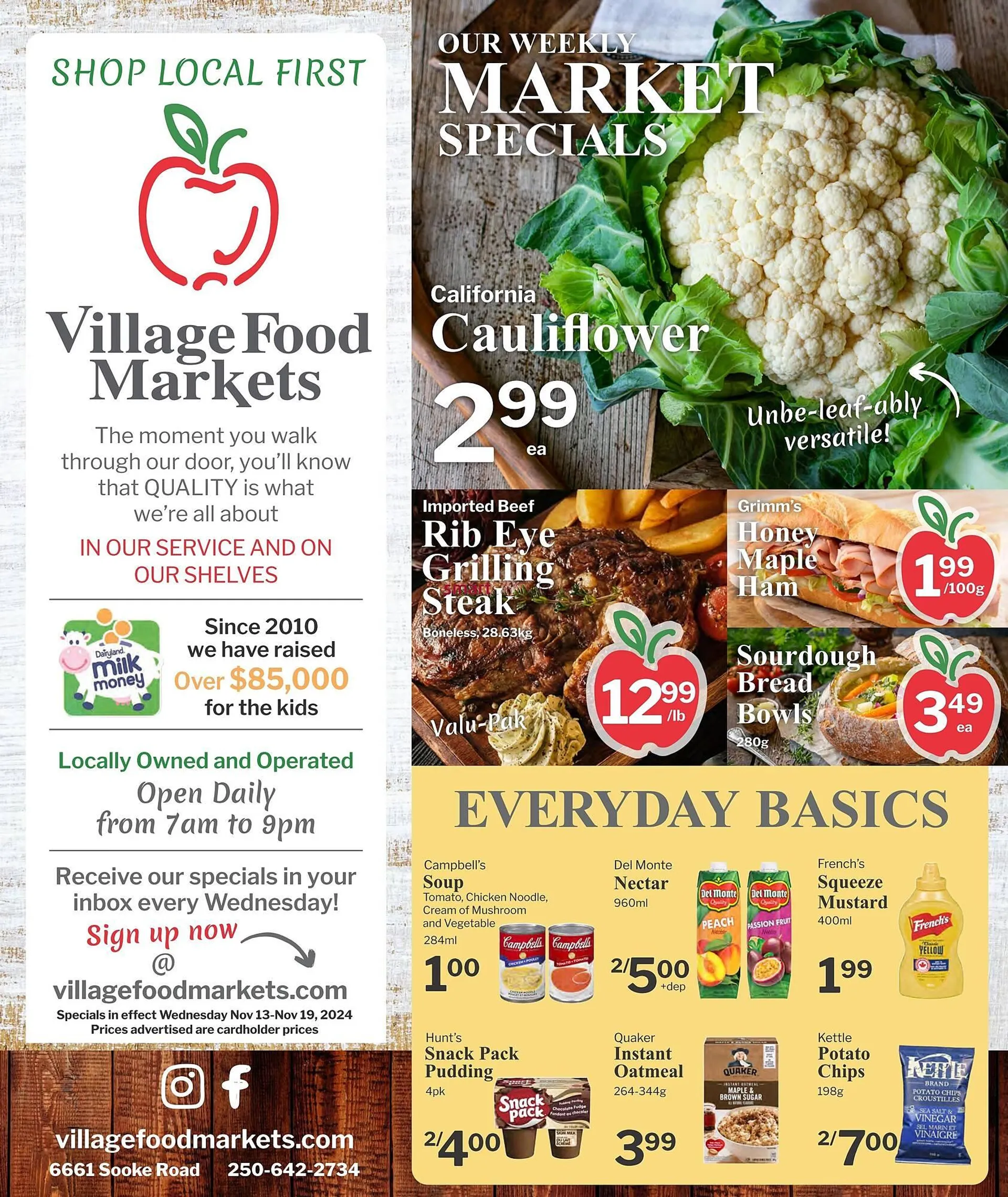 Village Food Markets flyer - 1