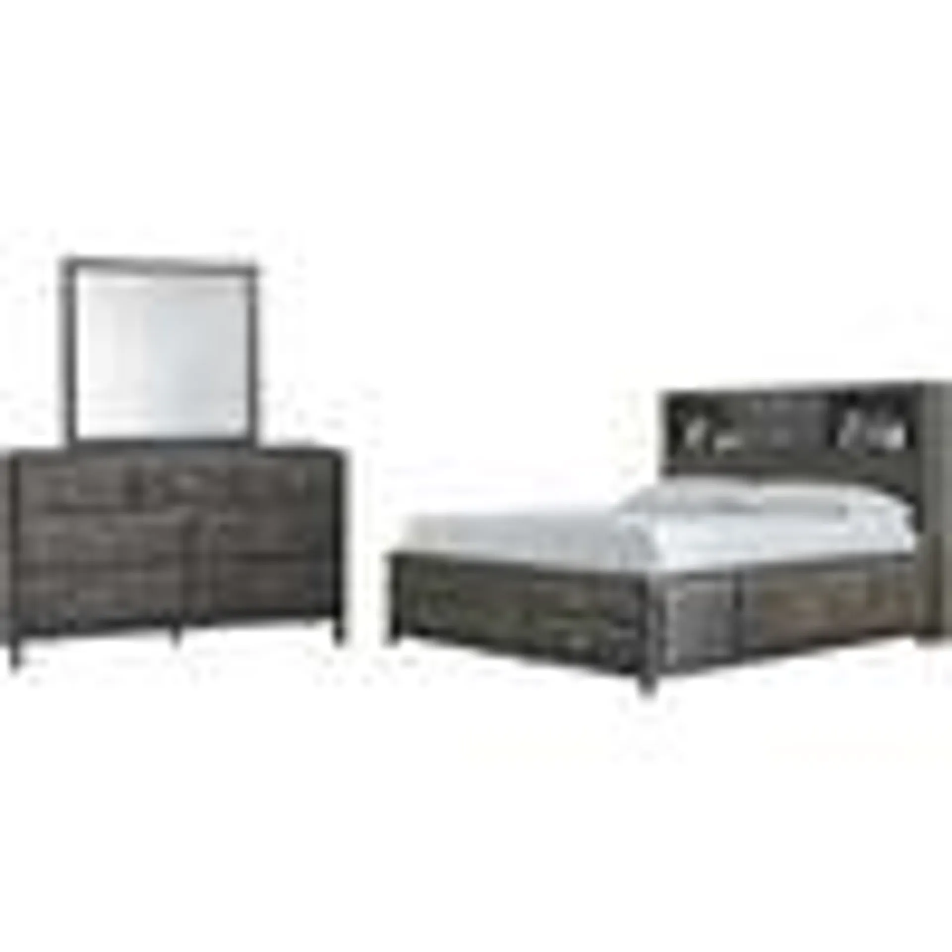 Caitbrook 5 Piece Bedroom Package - Gray