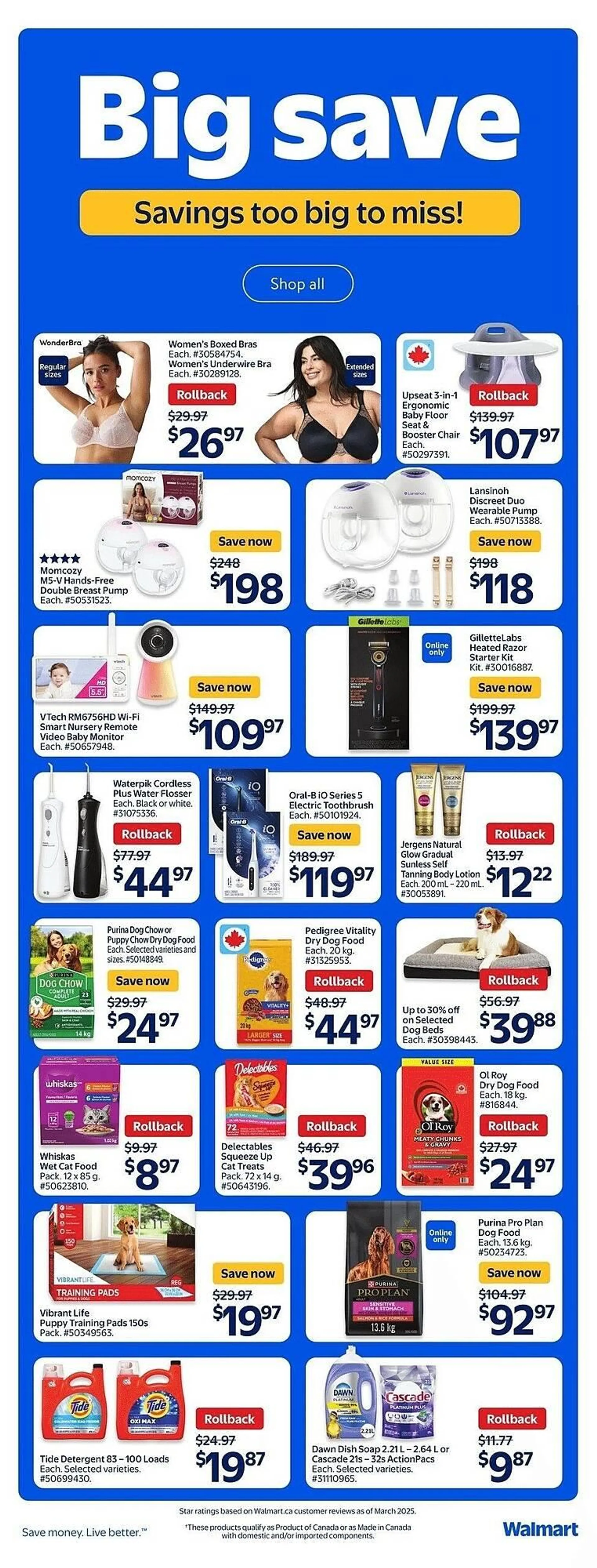 Walmart flyer from July 10 to July 16 2025 - flyer page 9