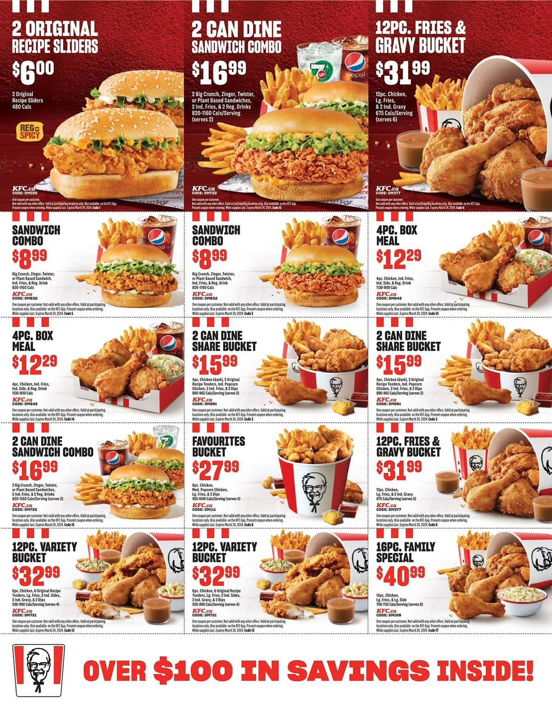 KFC flyer from January 16 to March 24 2024 - flyer page 2