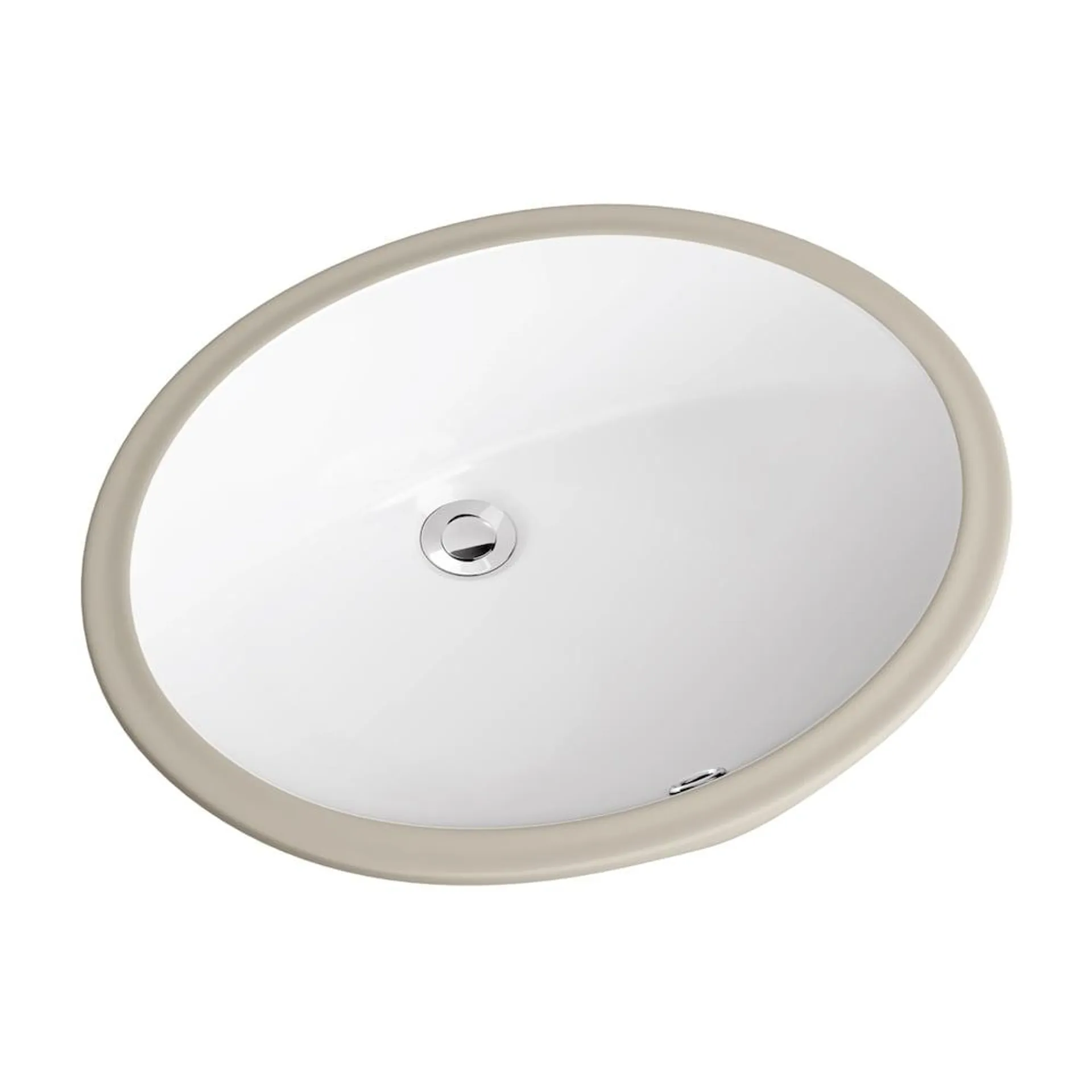 Filibert 16 inch x 20 inch Undermount Porcelain Sink in Glossy White