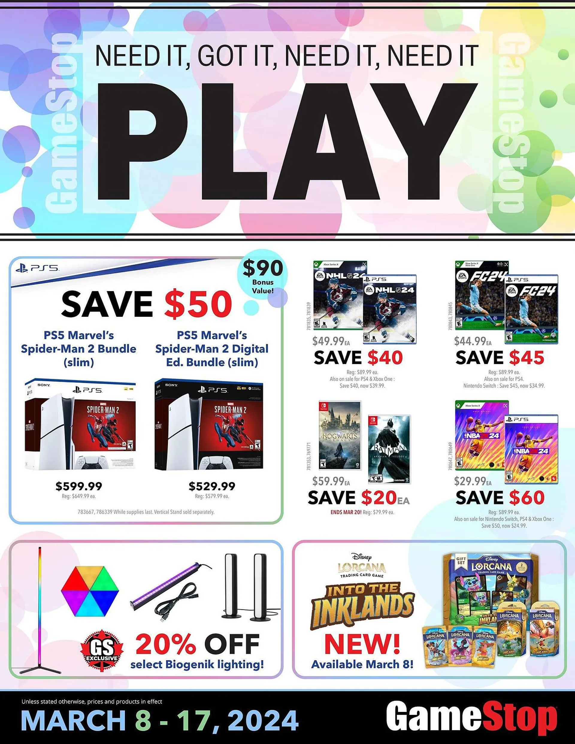GameStop flyer from March 8 to March 28 2024 - flyer page 