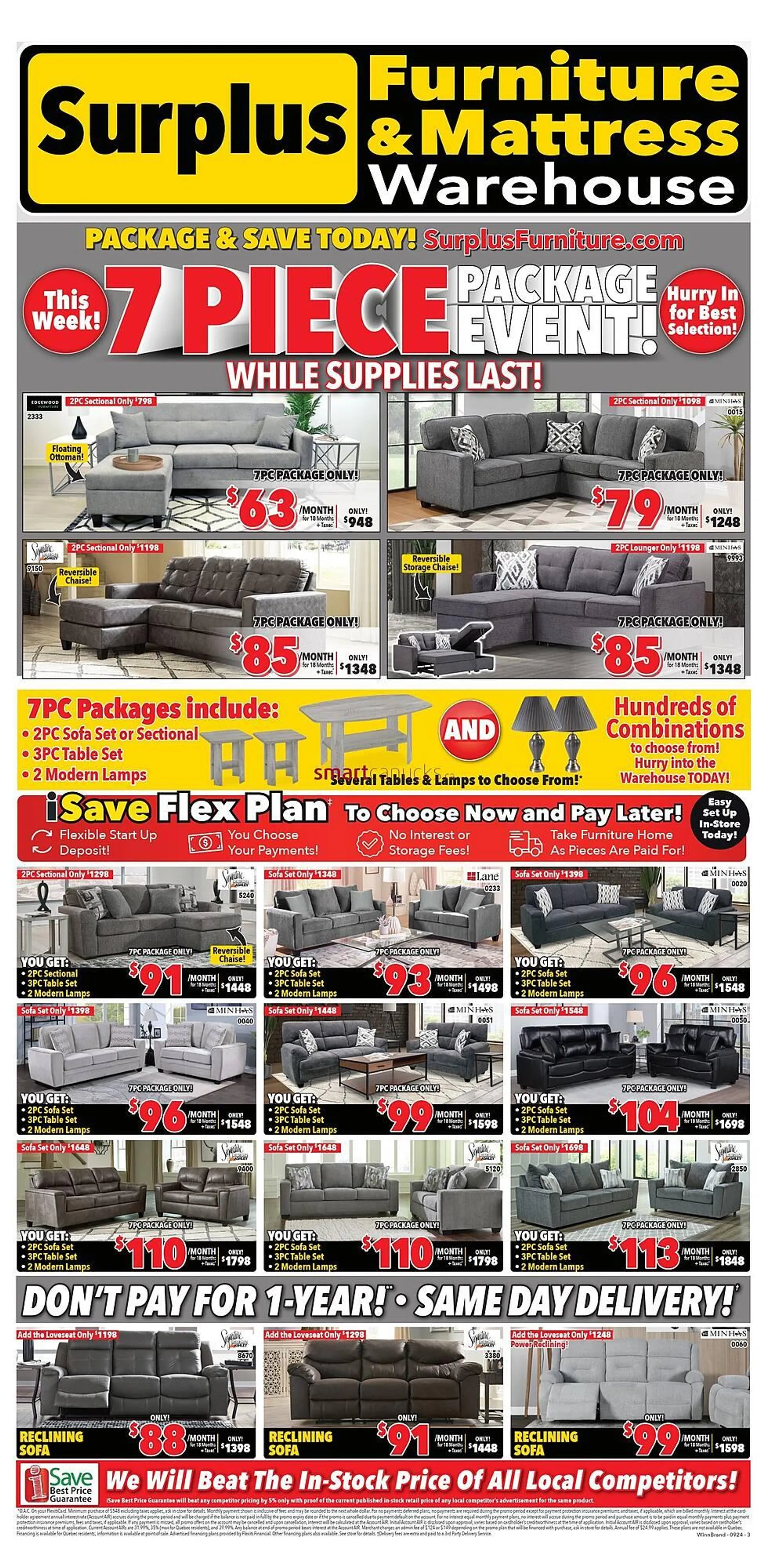 Surplus Furniture flyer - 1