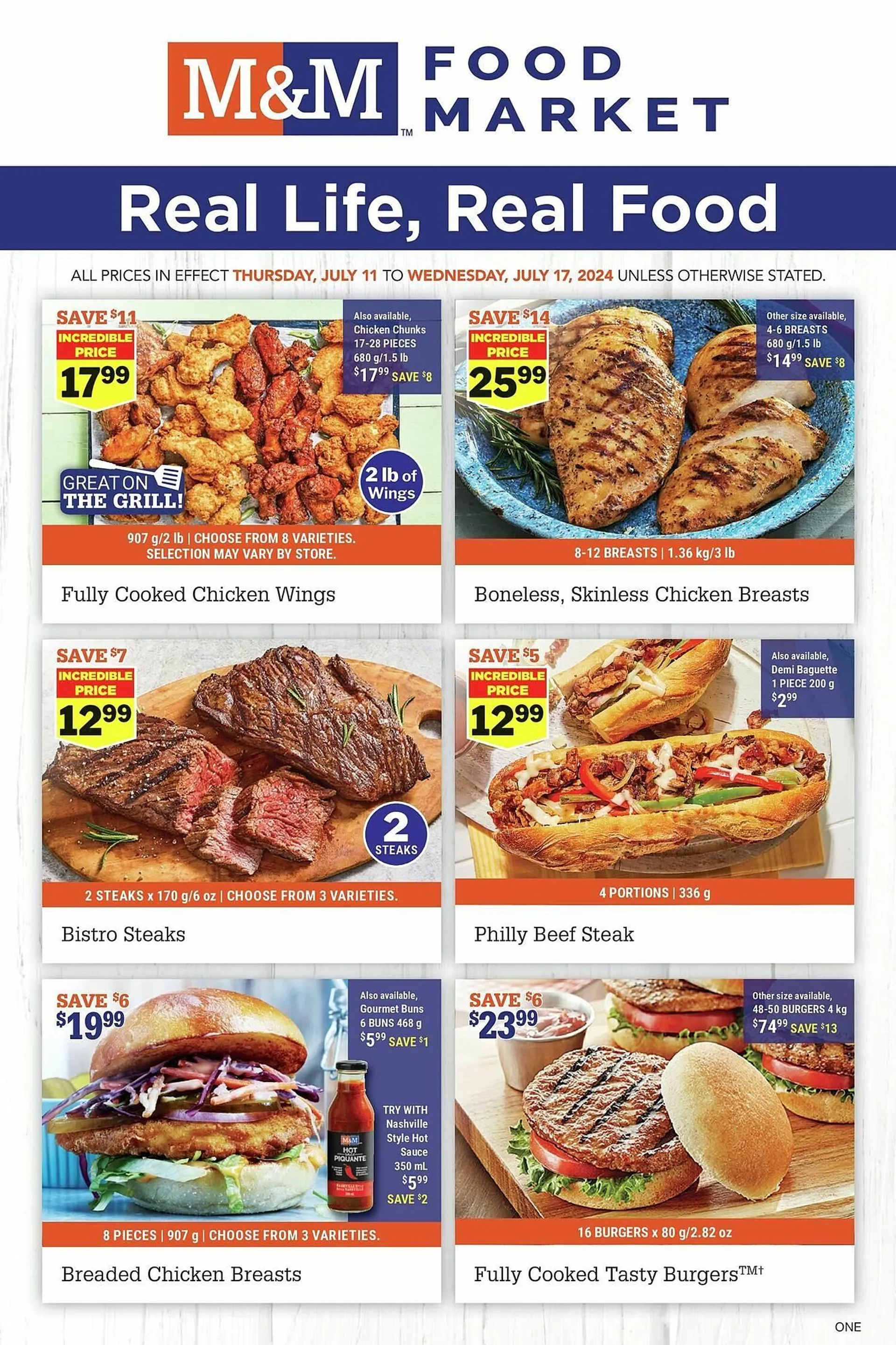 M & M Food Market flyer - 1