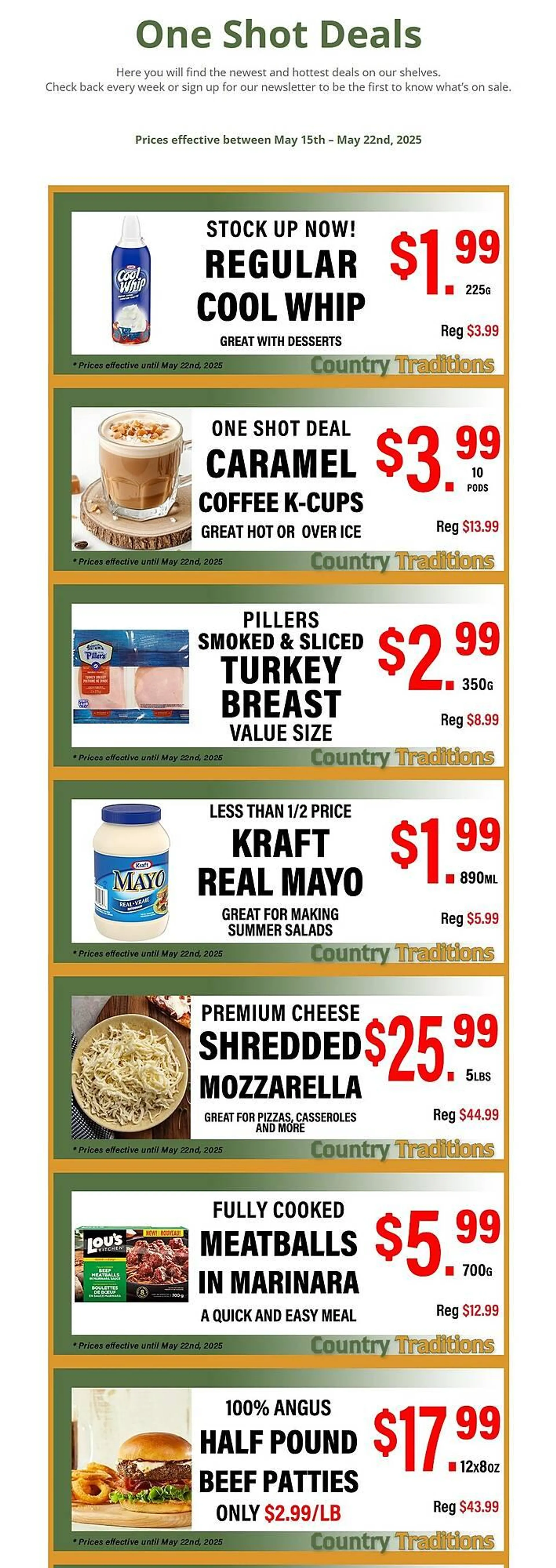 Country Traditions flyer - 1