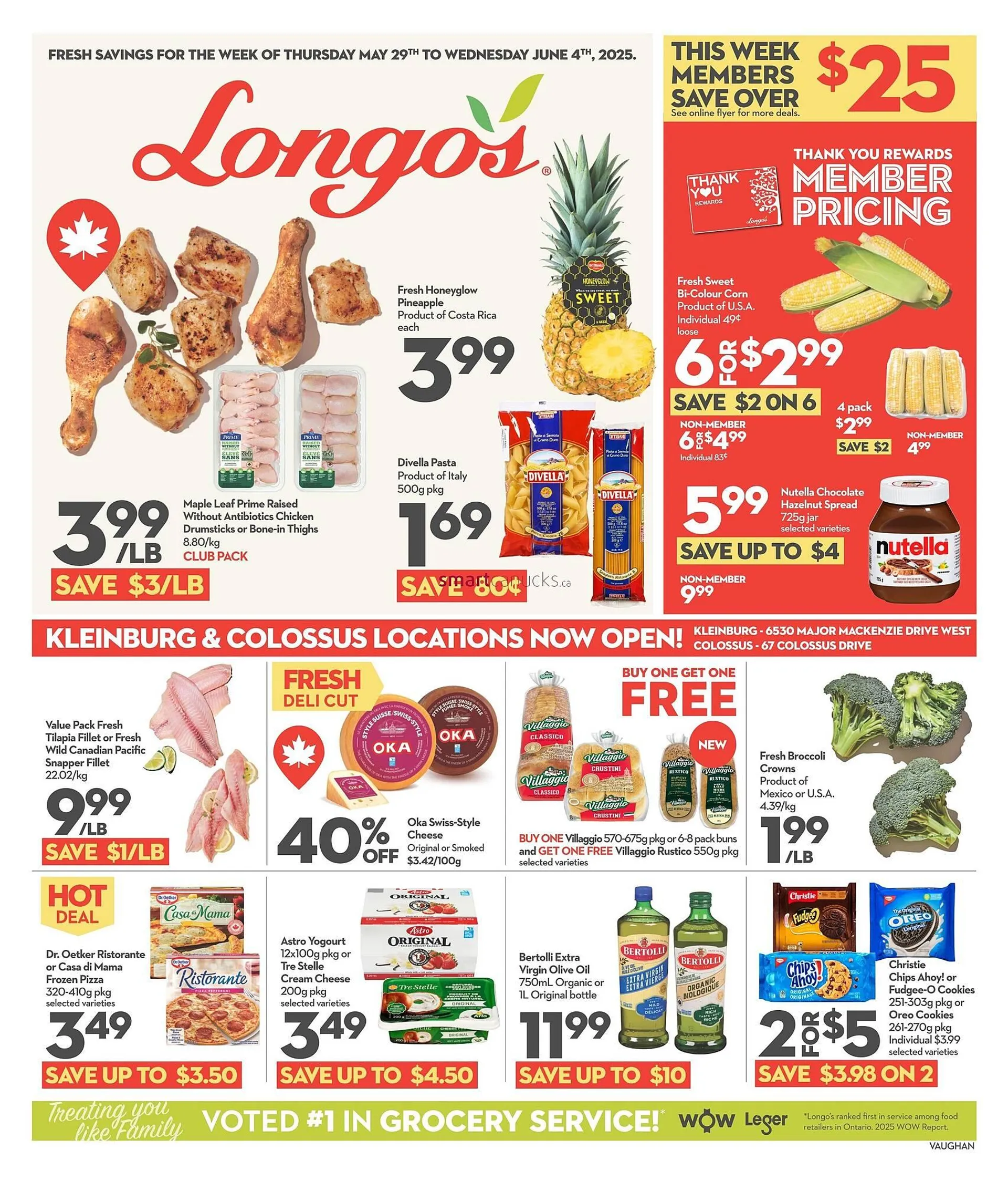 Longo's flyer from May 29 to June 4 2025 - flyer page 1