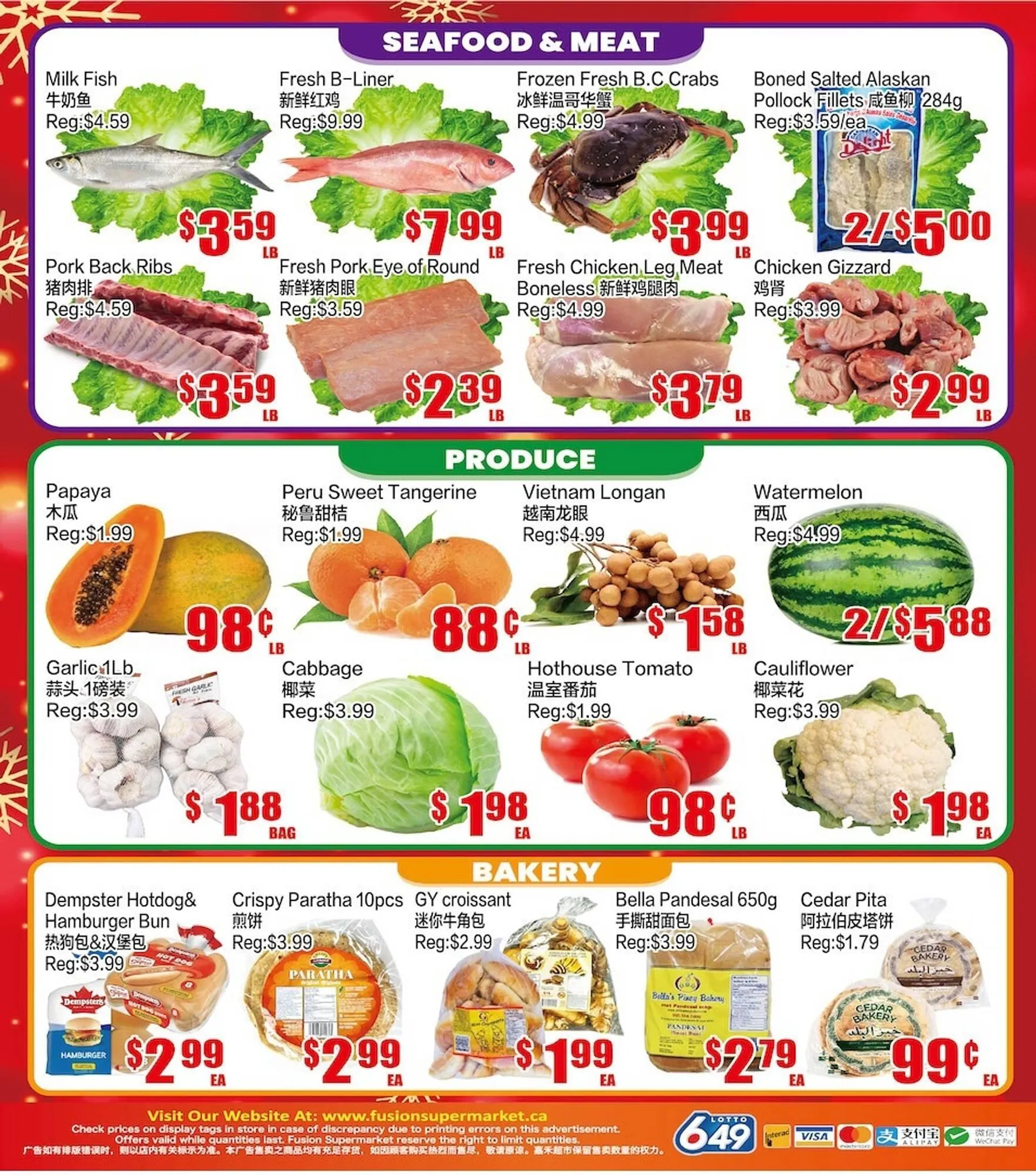 Fusion Supermarket flyer from July 26 to August 1 2024 - flyer page 4