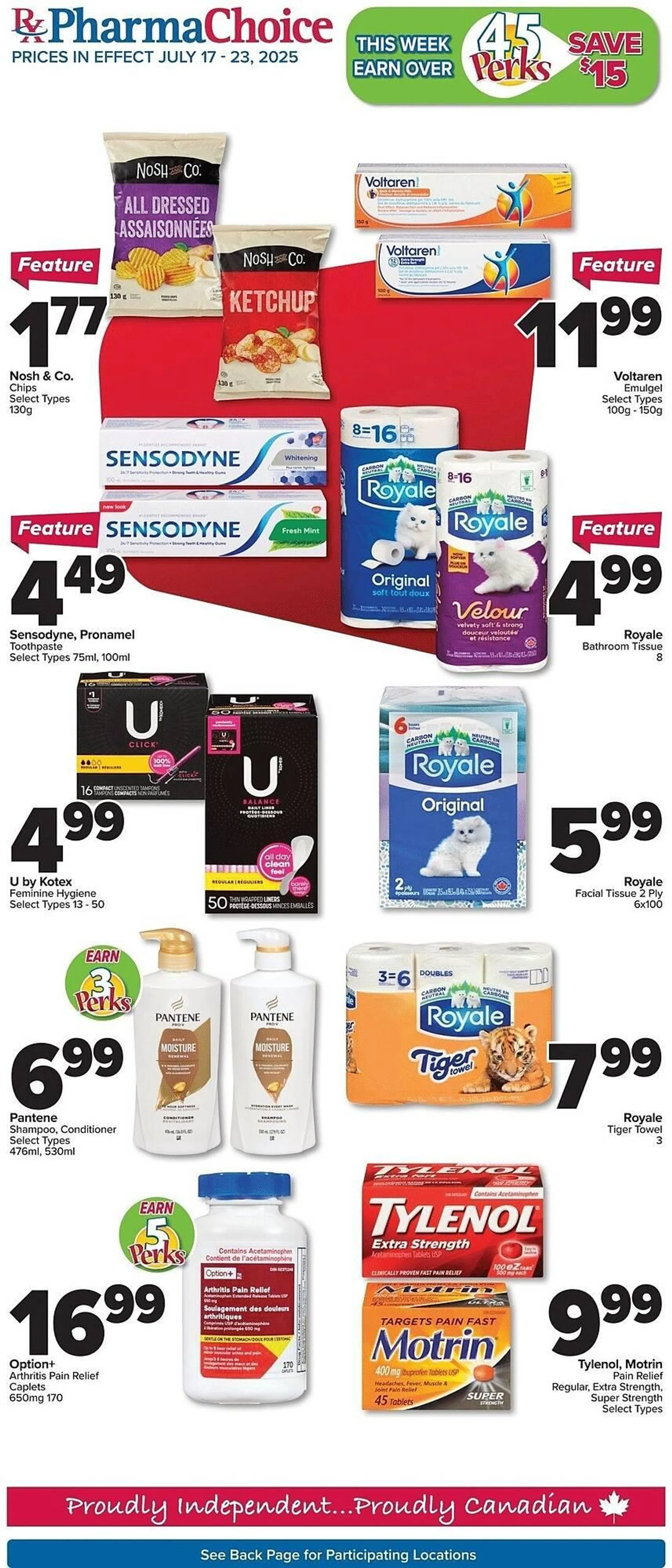 PharmaChoice flyer from July 17 to July 23 2025 - flyer page 1