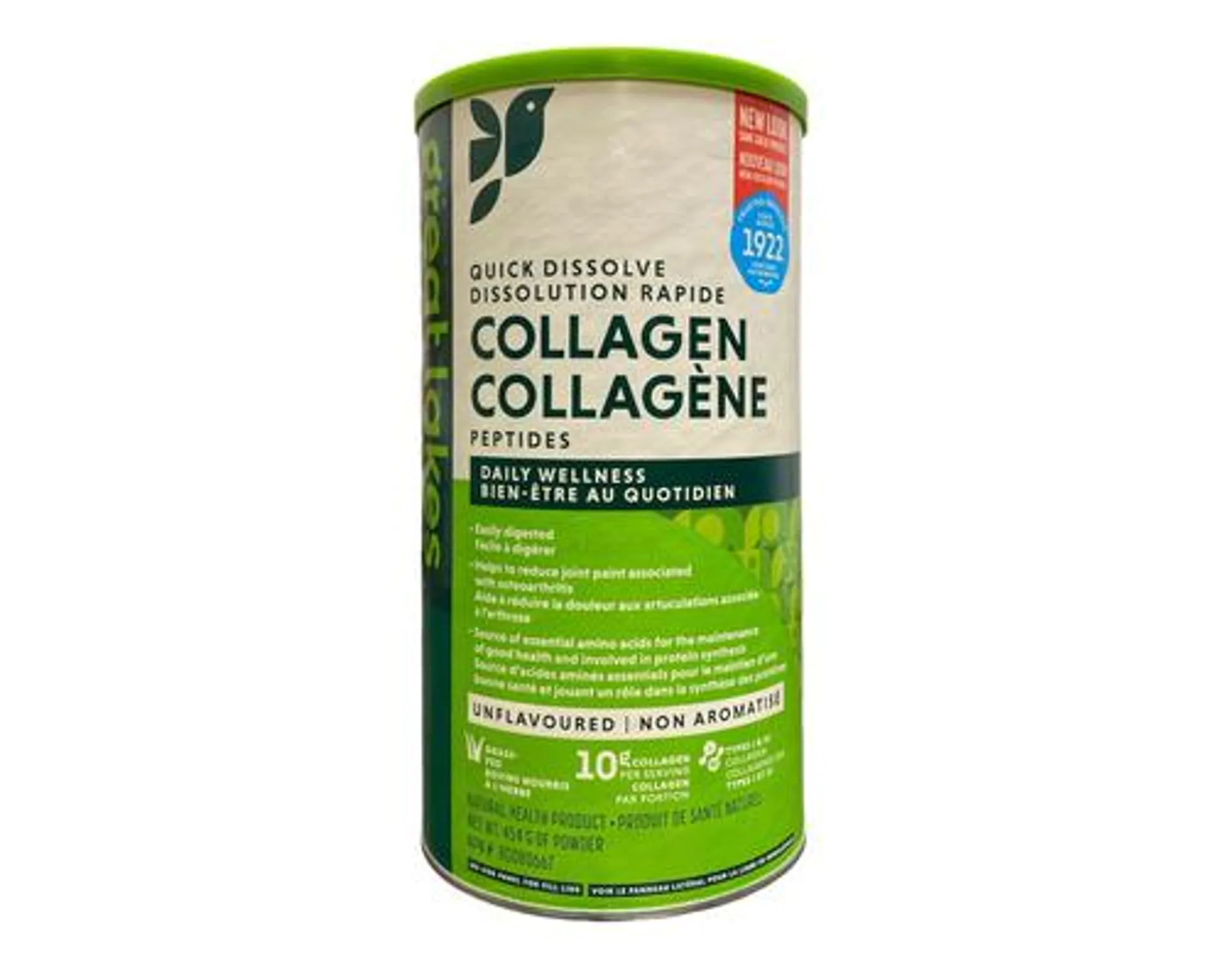 Great Lakes Gelatin Collagen Hydrolysate Unflavoured 454g