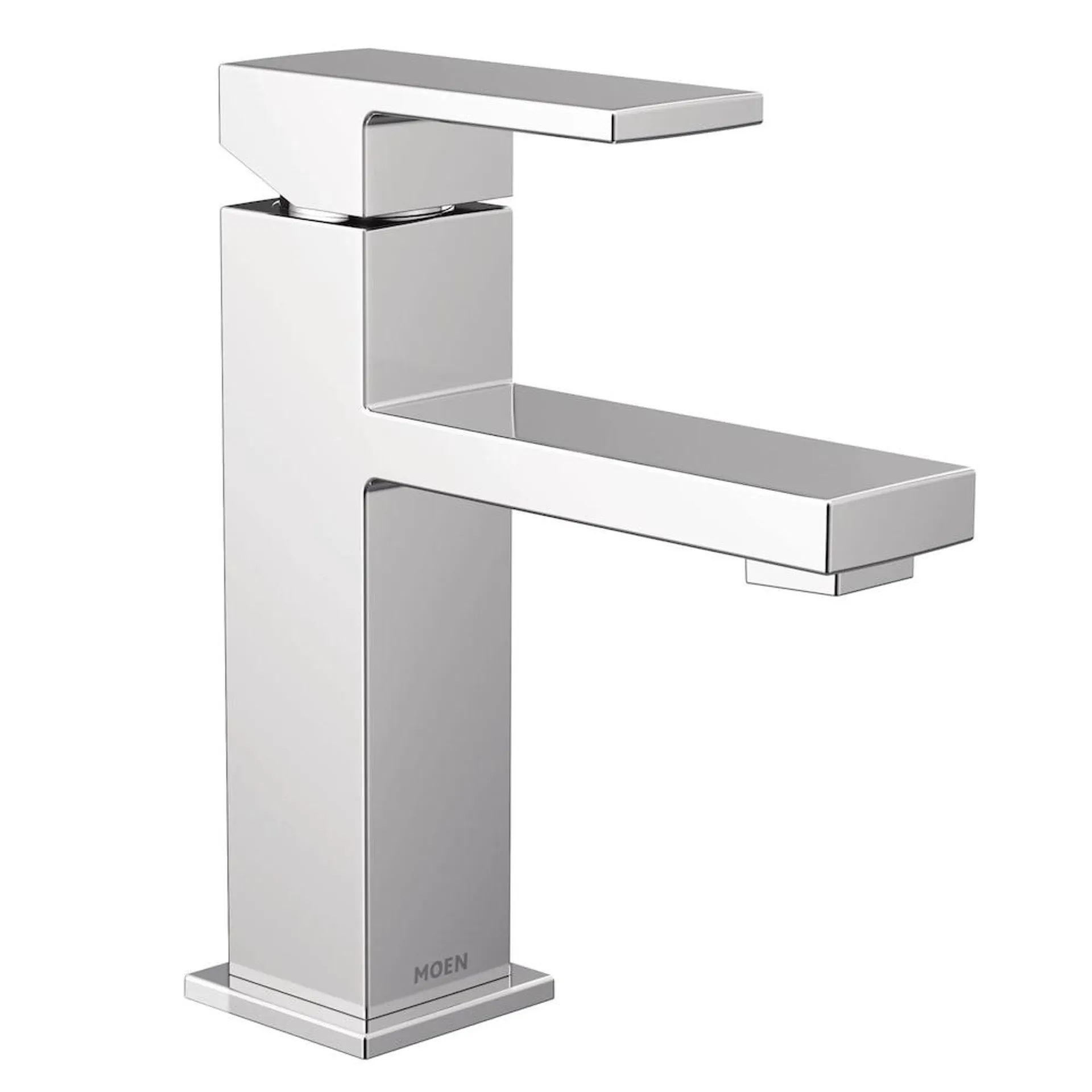 Kyvos Single Handle 4-inch Centerset/Single Hole Bathroom Sink Faucet/Tap with Deck Plate in Chrome (Drain and Valve Included)