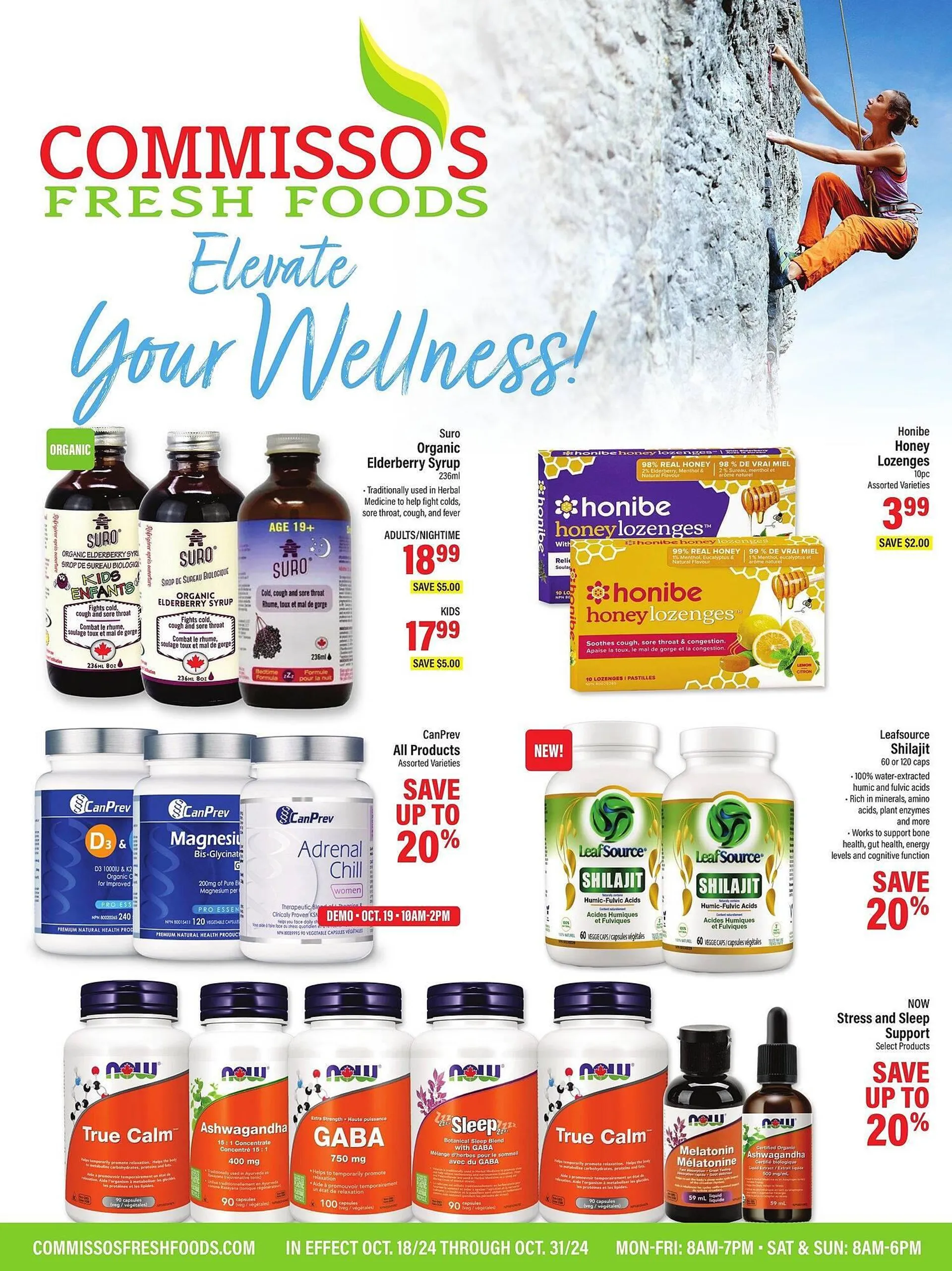 Commisso's Fresh Foods flyer from October 18 to October 31 2024 - flyer page 1