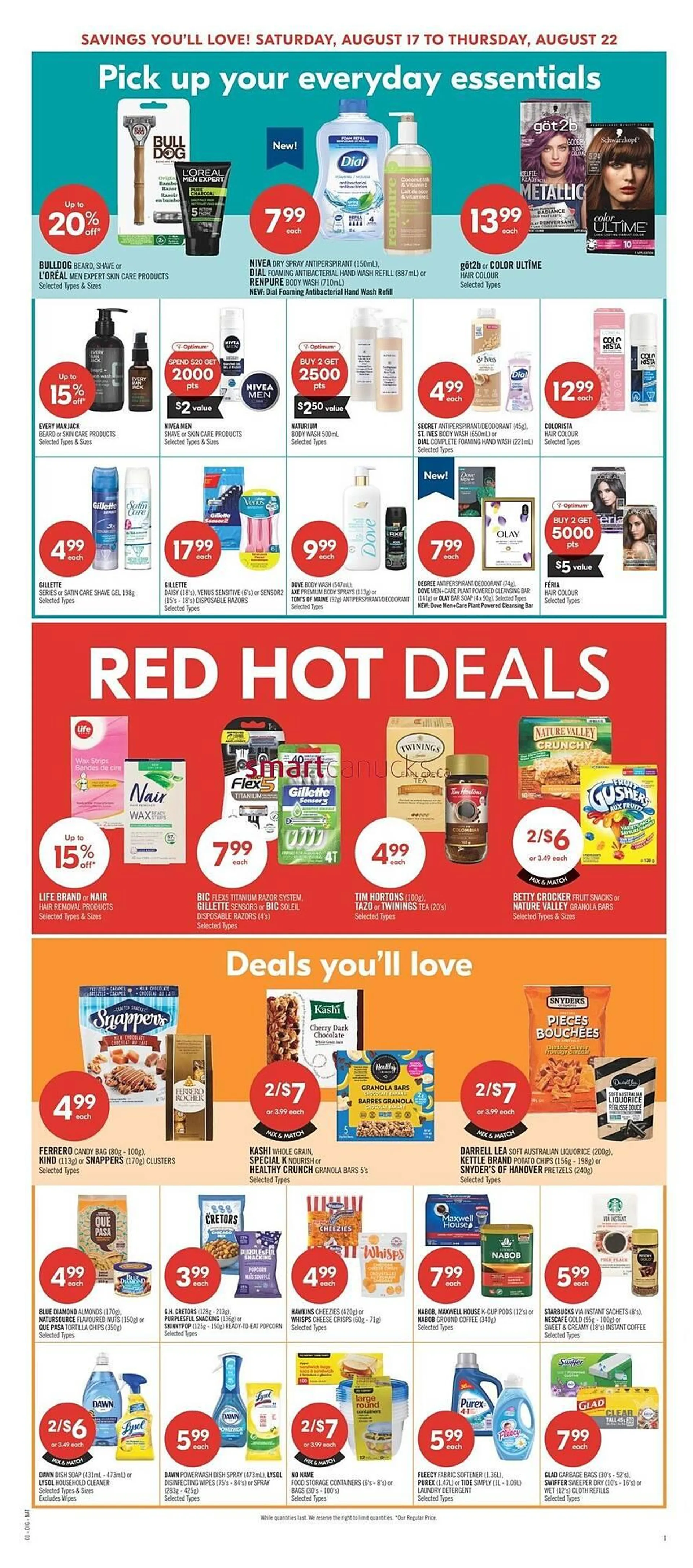 Shoppers Drug Mart flyer from August 15 to August 21 2024 - flyer page 10