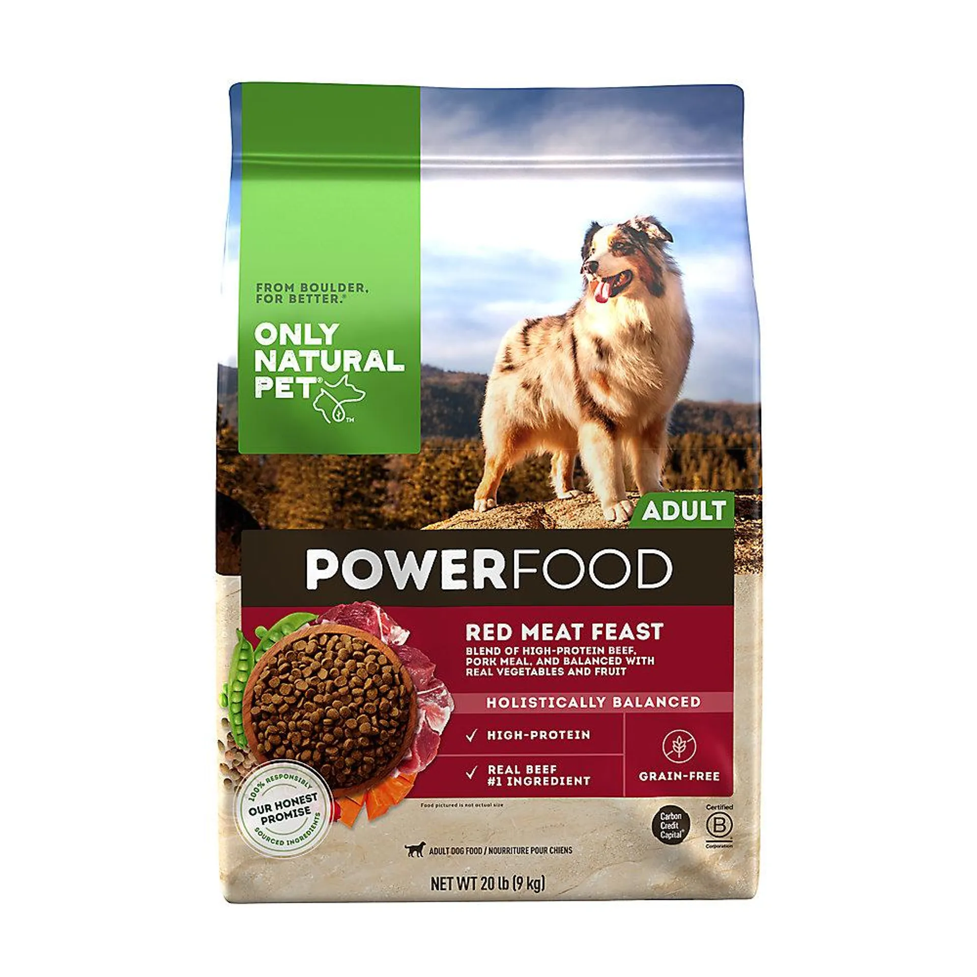 Only Natural Pet PowerFood Adult Dog Food - Grain Free, Fish Feast