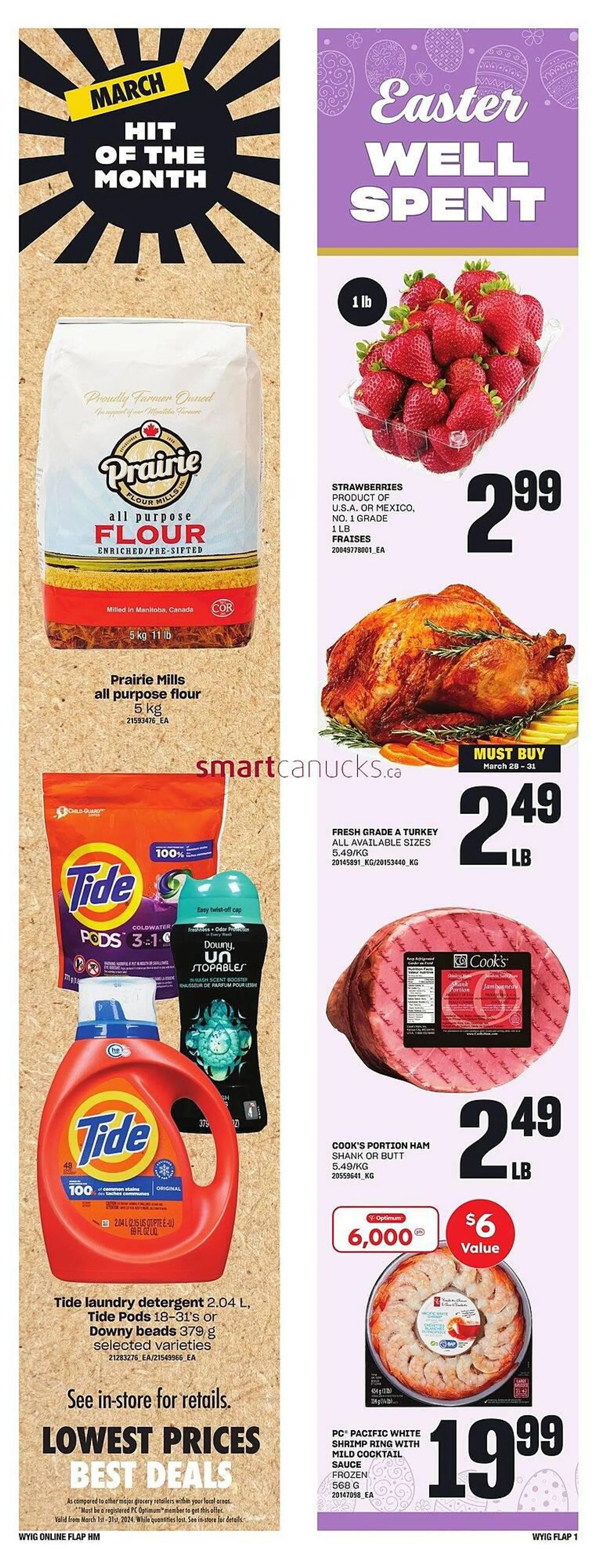 Loblaws flyer from March 27 to April 2 2024 - flyer page 1