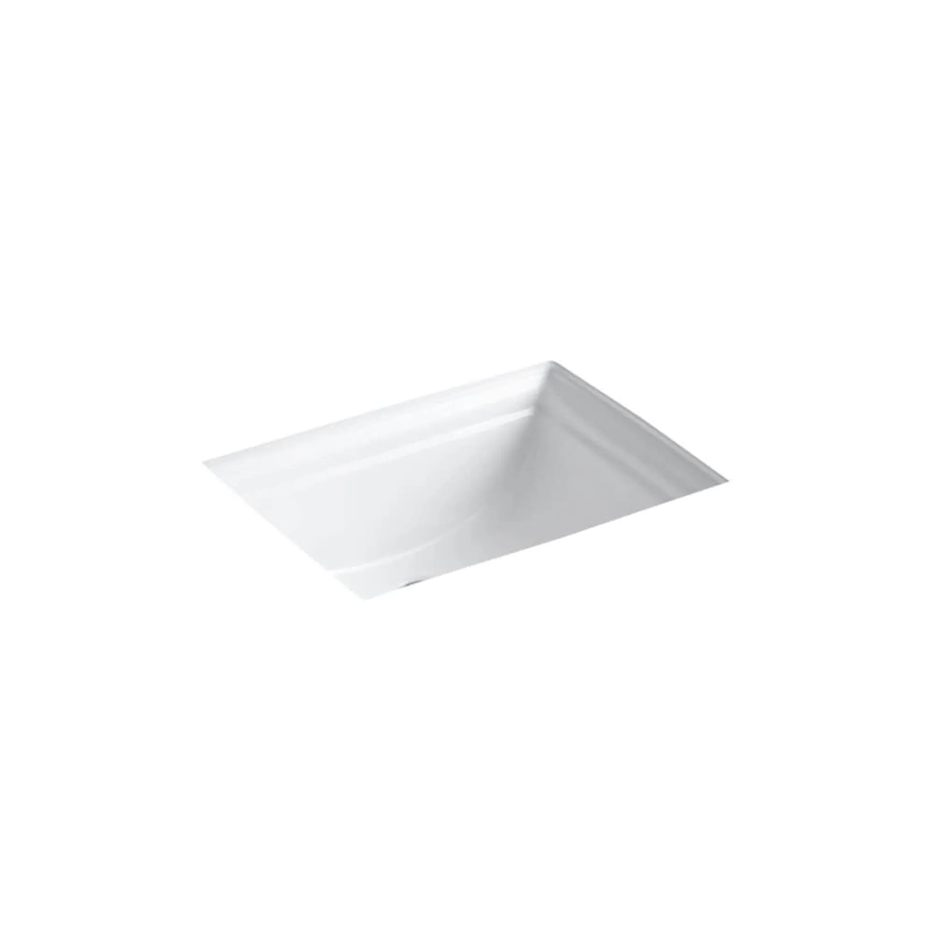 Memoirs Vitreous China Undermount Bathroom Sink with Overflow Drain in White