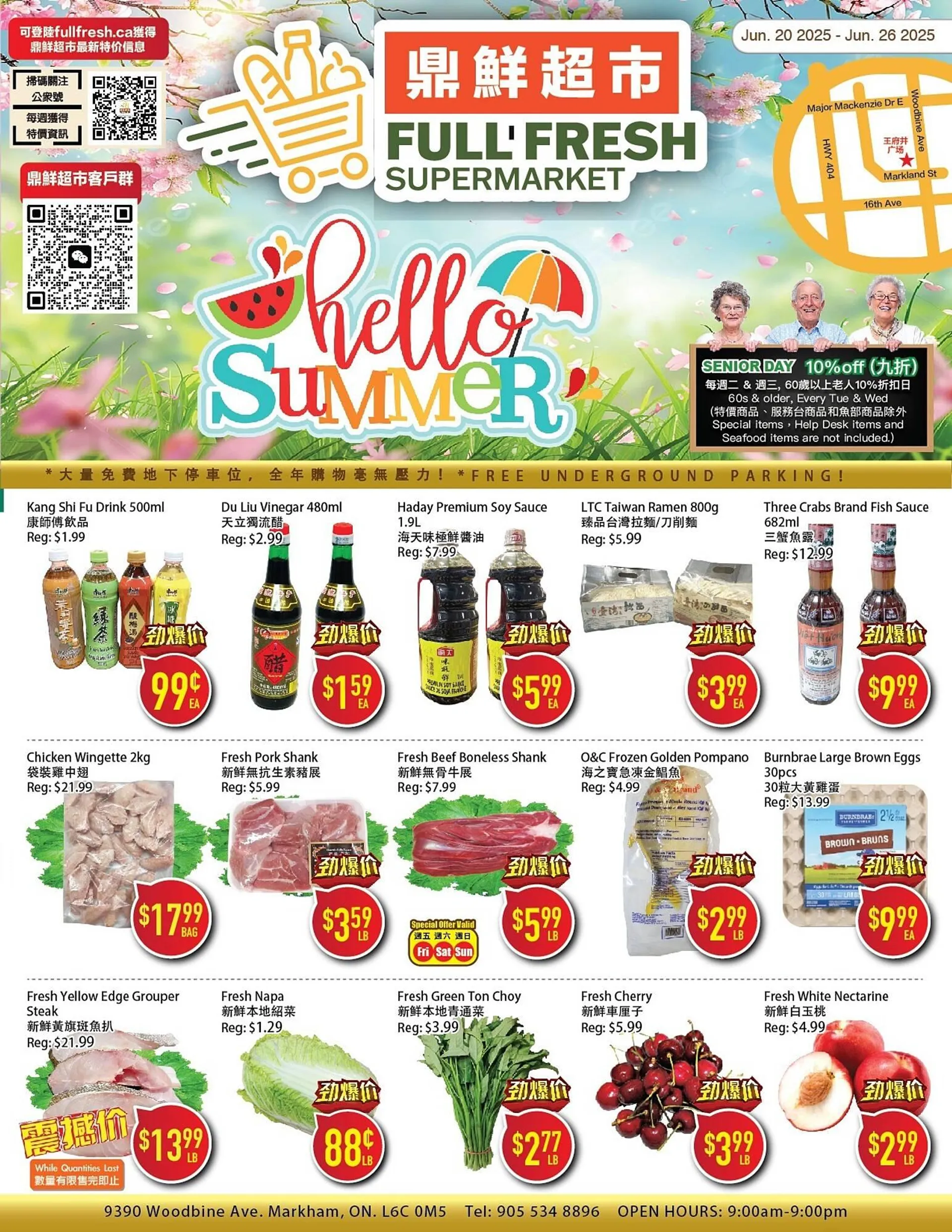 Full Fresh Supermarket flyer from June 20 to June 26 2025 - flyer page 1