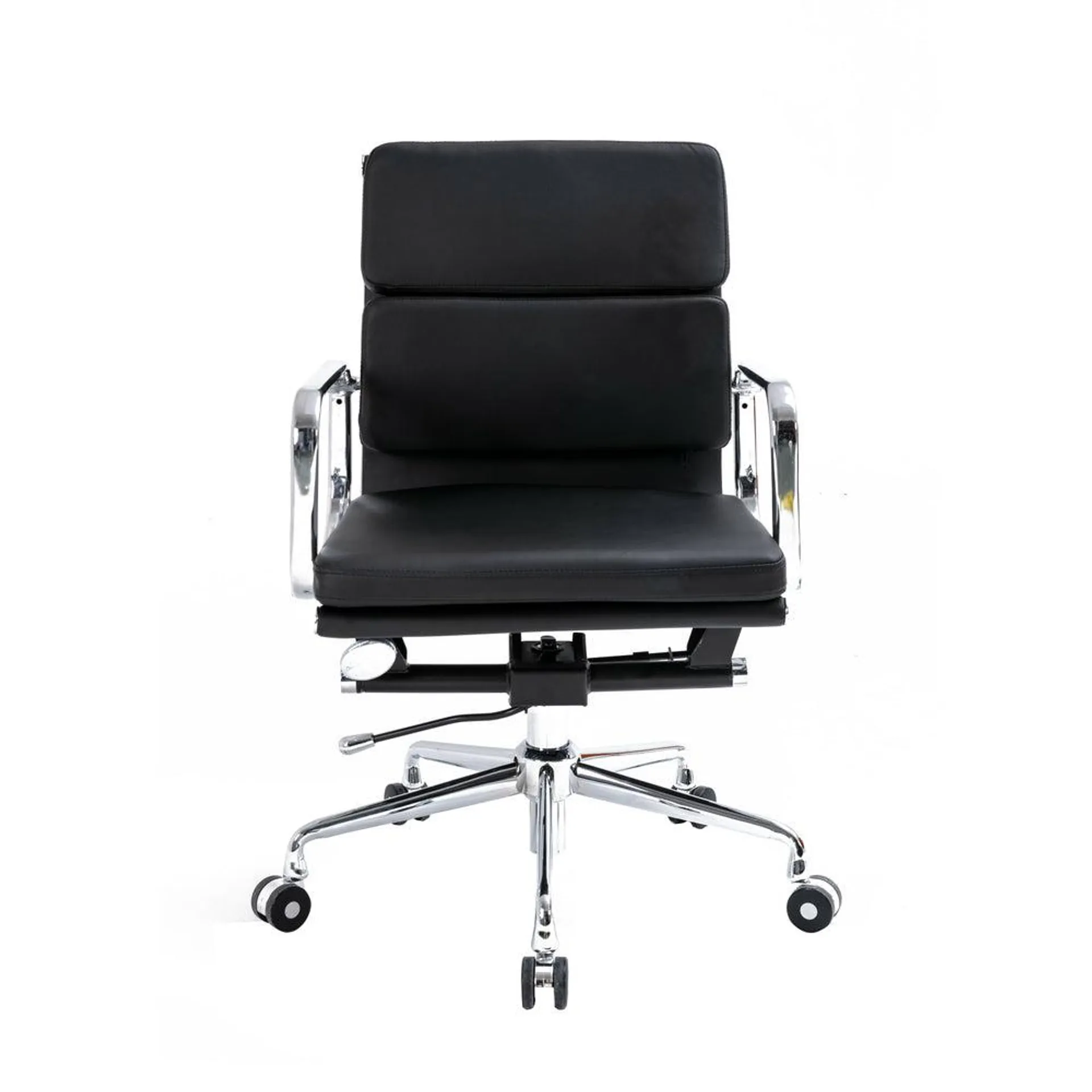 Union & Scale Minsk Office Chair - 21.26" W x 22.83" D x 34.84"- 48.58" H - Black