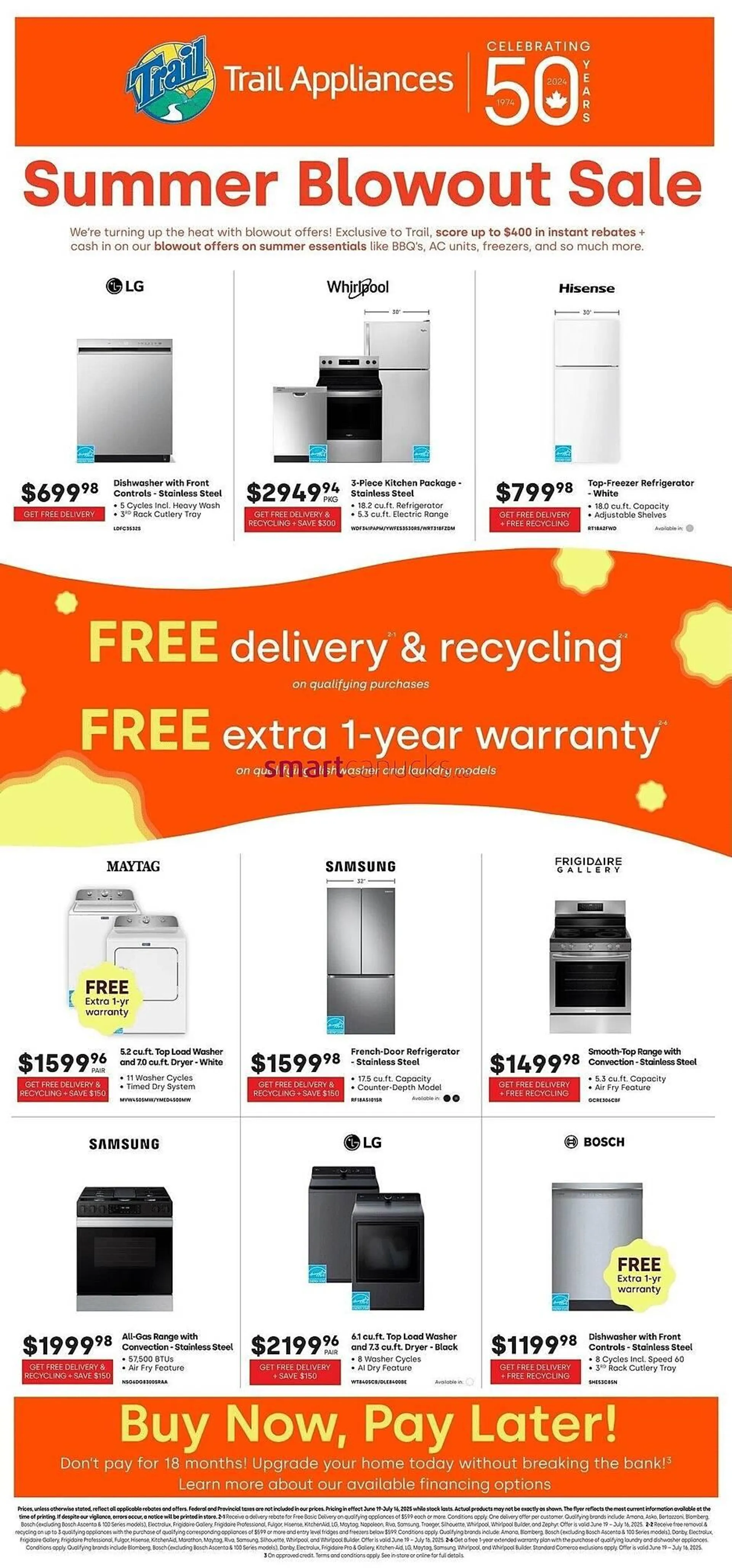 Trail Appliances flyer - 1