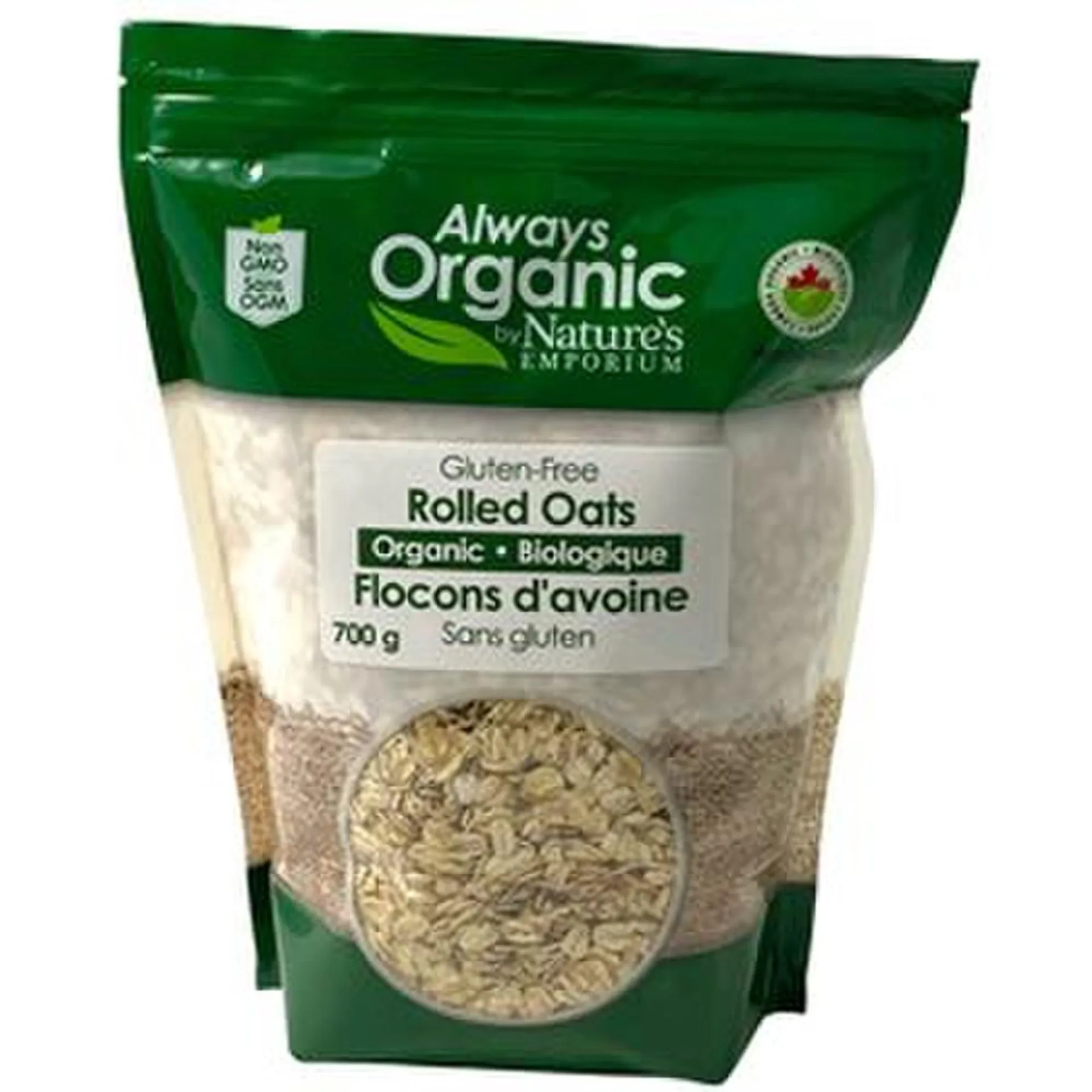 Always Organic Rolled Oats GF Org 700g