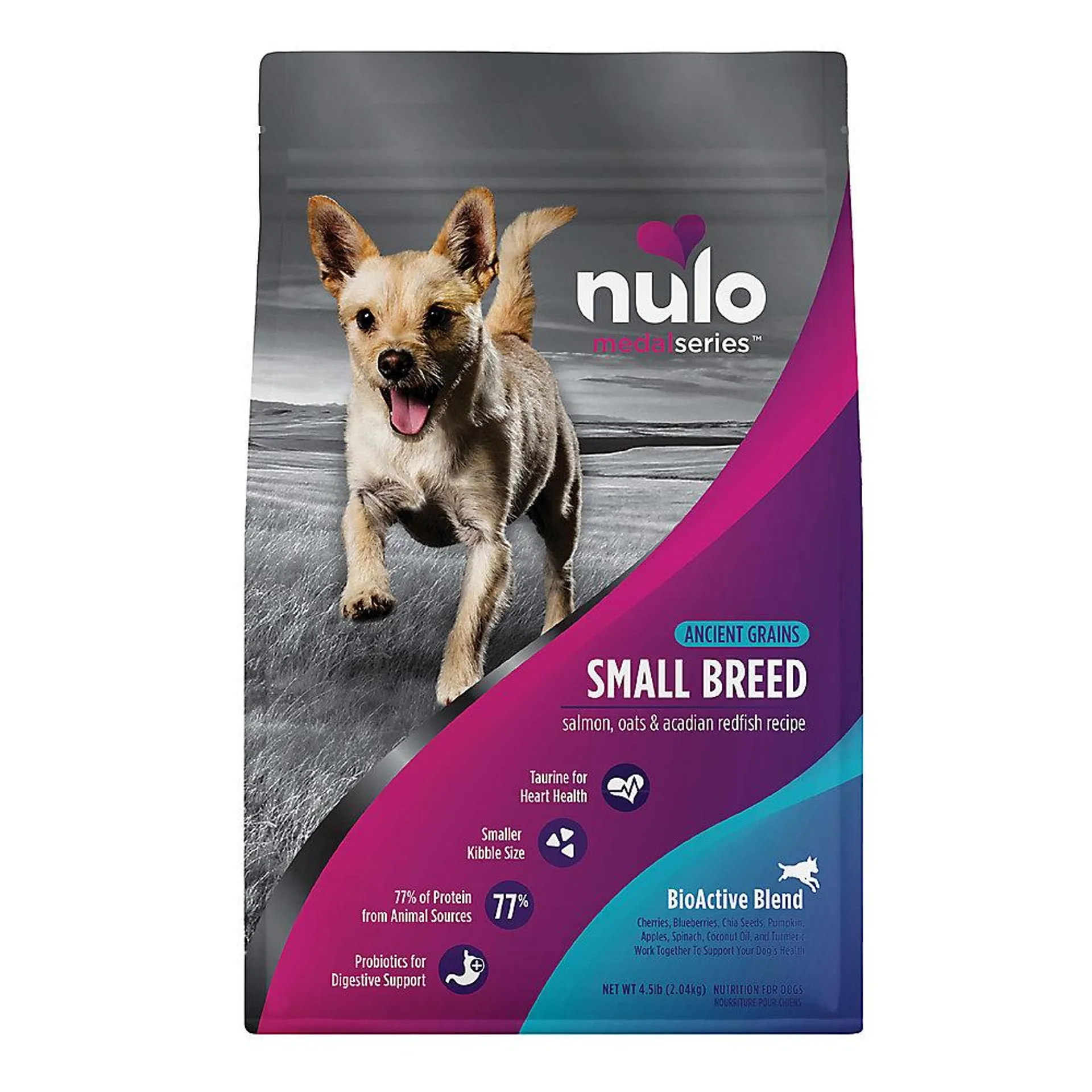 Nulo MedalSeries Small Breed All Life Stages Dry Dog Food - Salmon