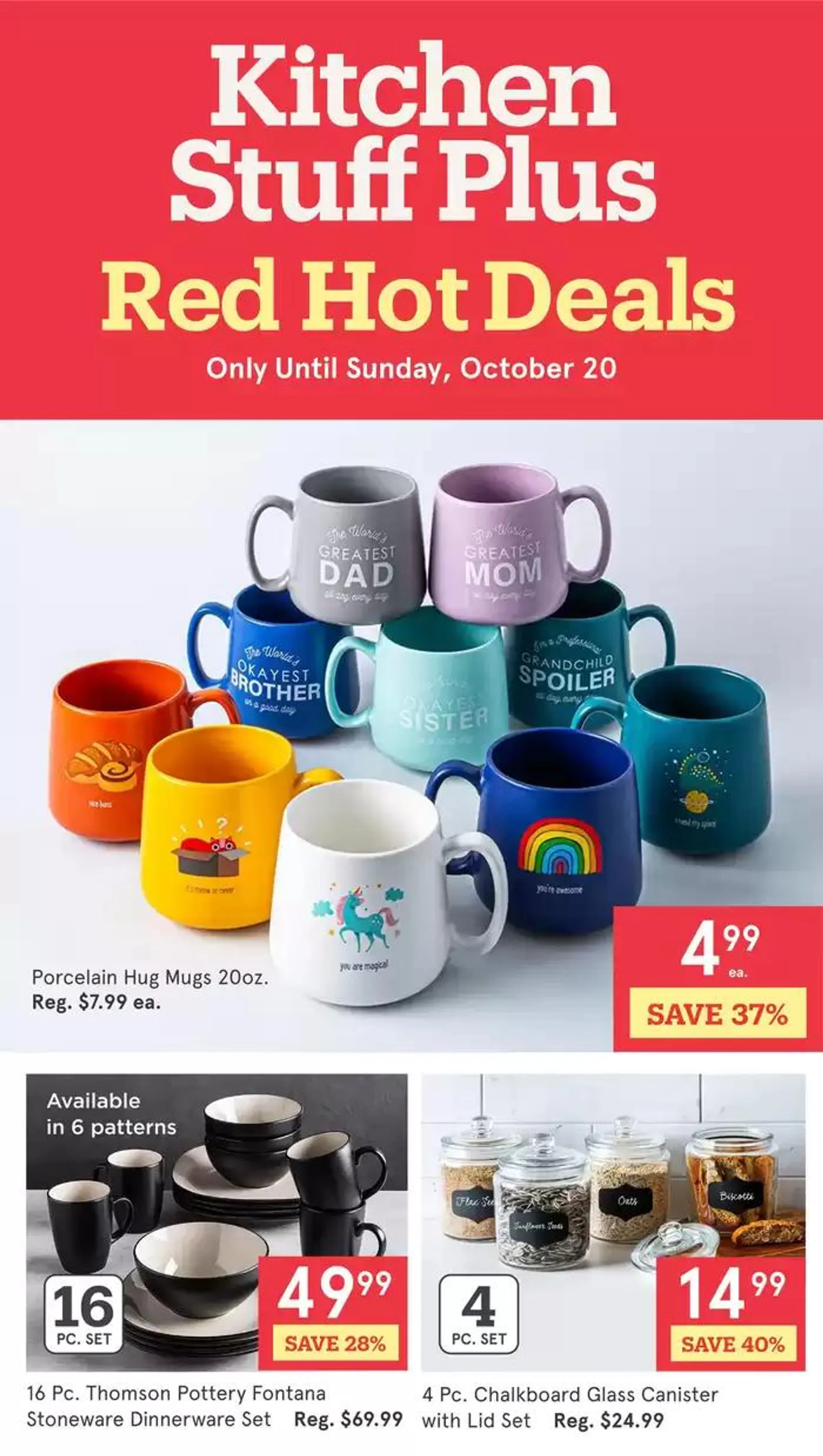 Kitchen Stuff Plus weeky flyer from October 15 to October 20 2024 - flyer page 1