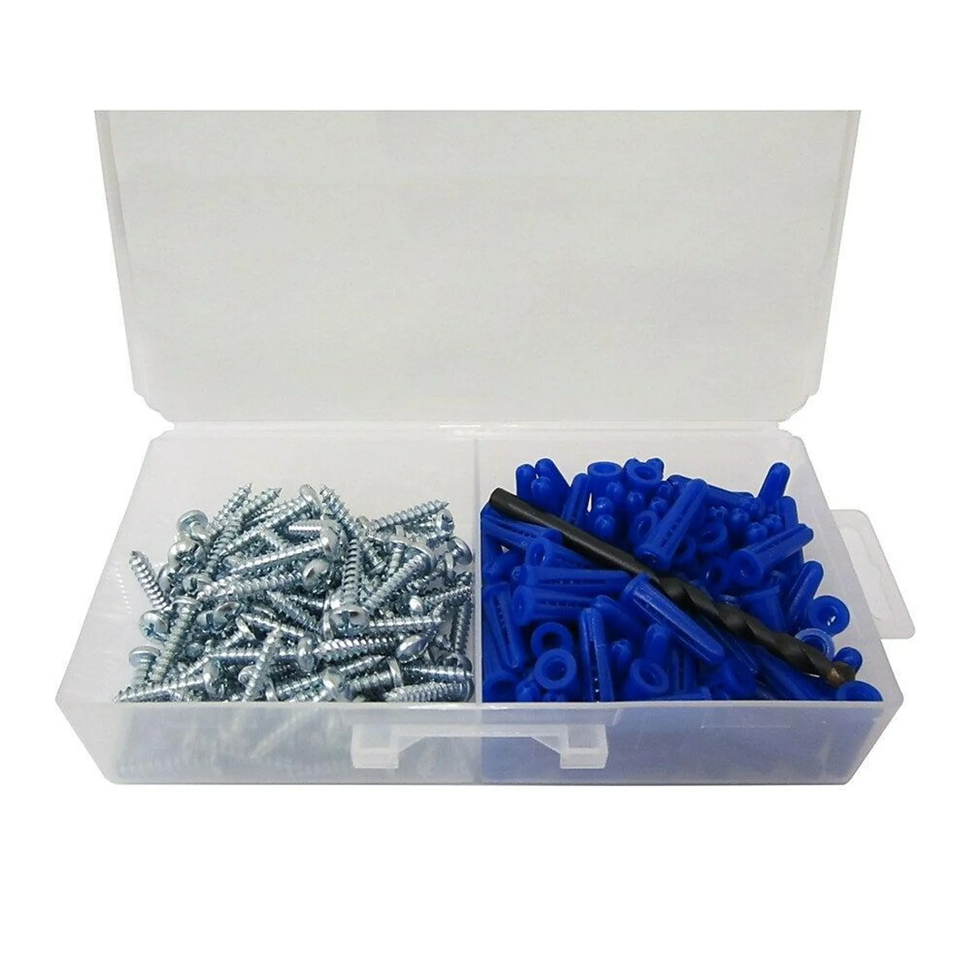 Digiwave Pan Screw & Anchor Kit, 5.5" x 5.5" x 39.4", Silver, 100/Pack