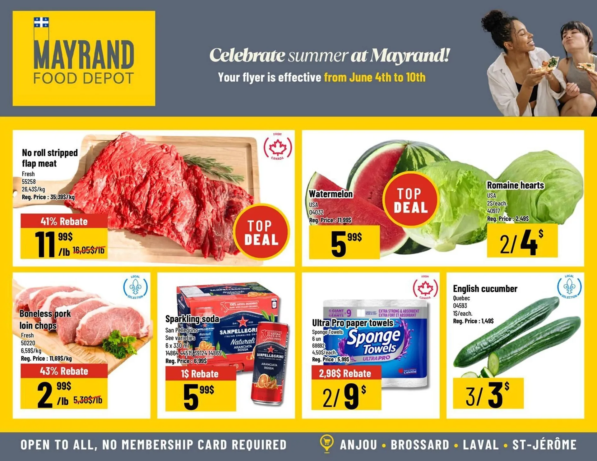 Mayrand flyer from June 5 to June 12 2025 - flyer page 1