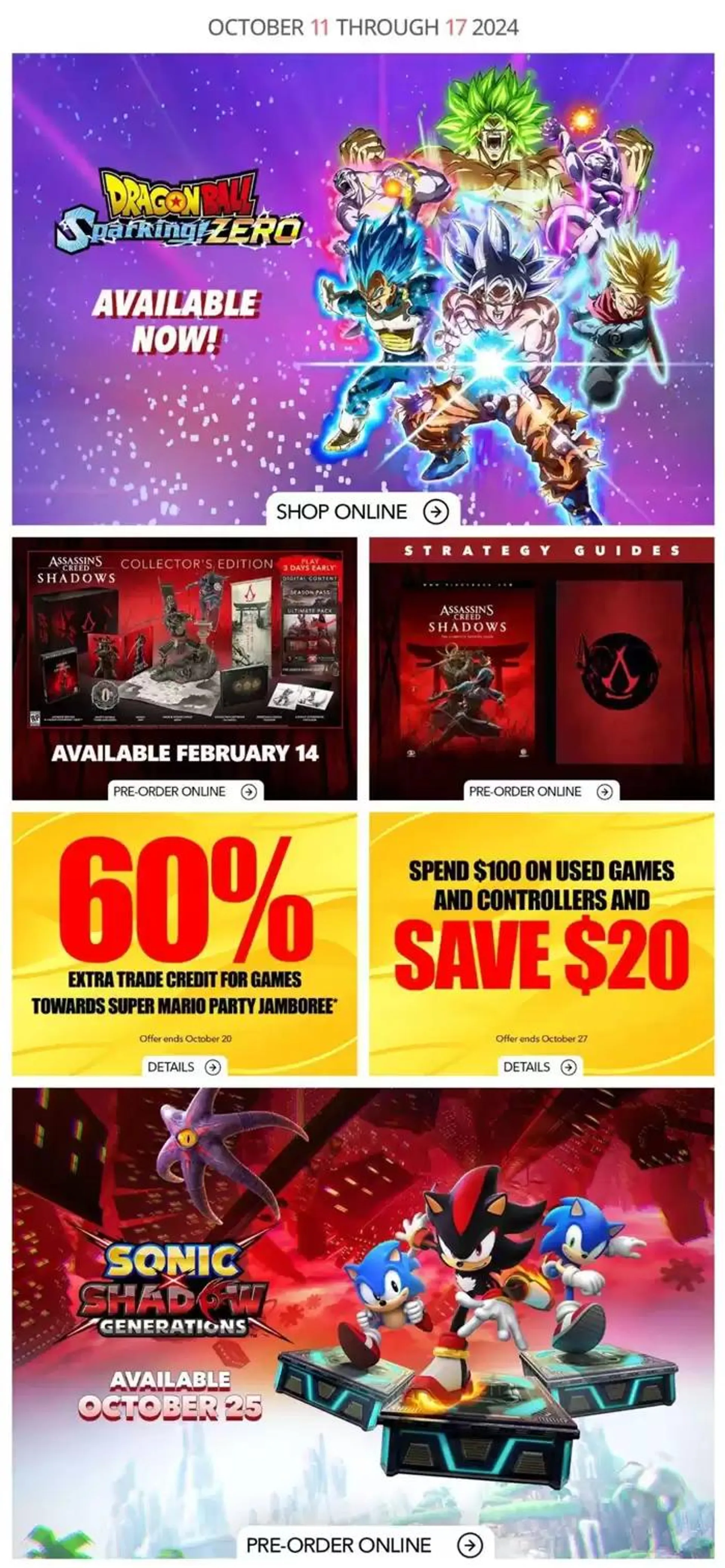 Game Stop Weekly ad - 1