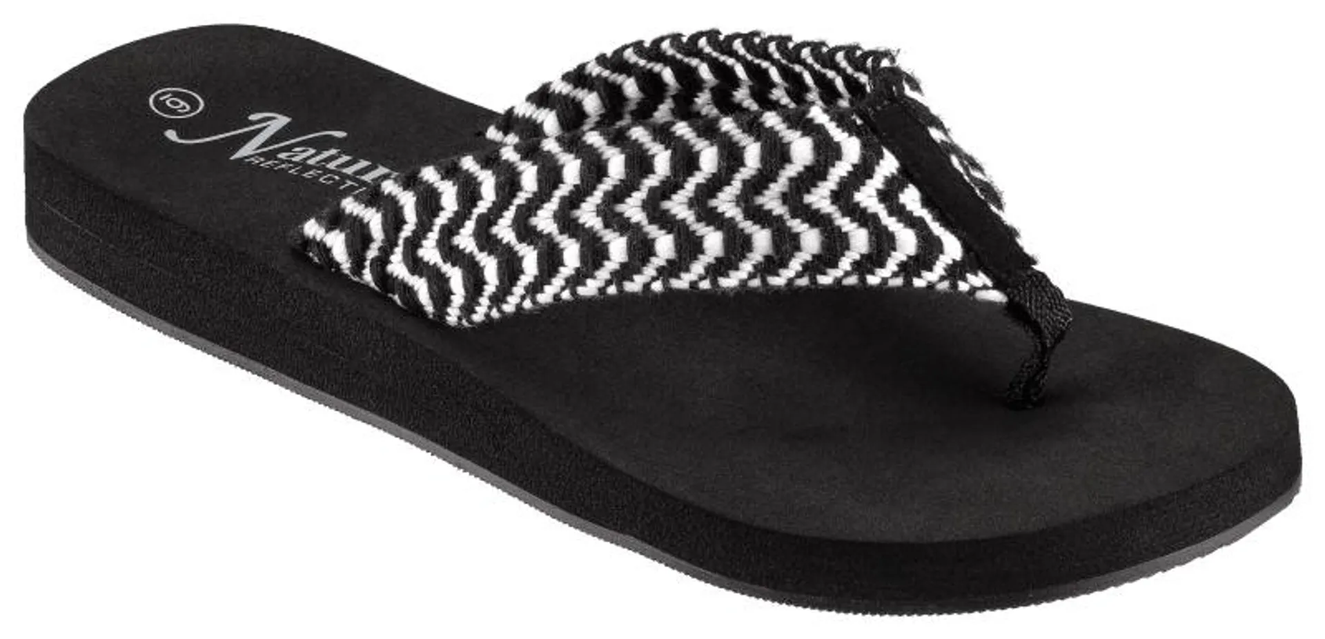 Natural Reflections Skyla Flip Post Toe Sandals for Ladies