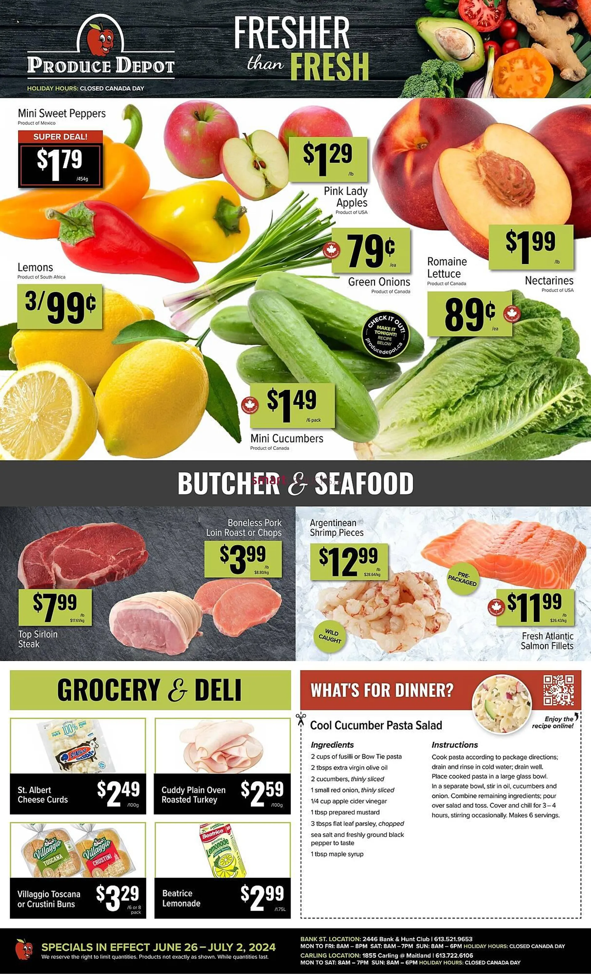 Produce Depot flyer - 1