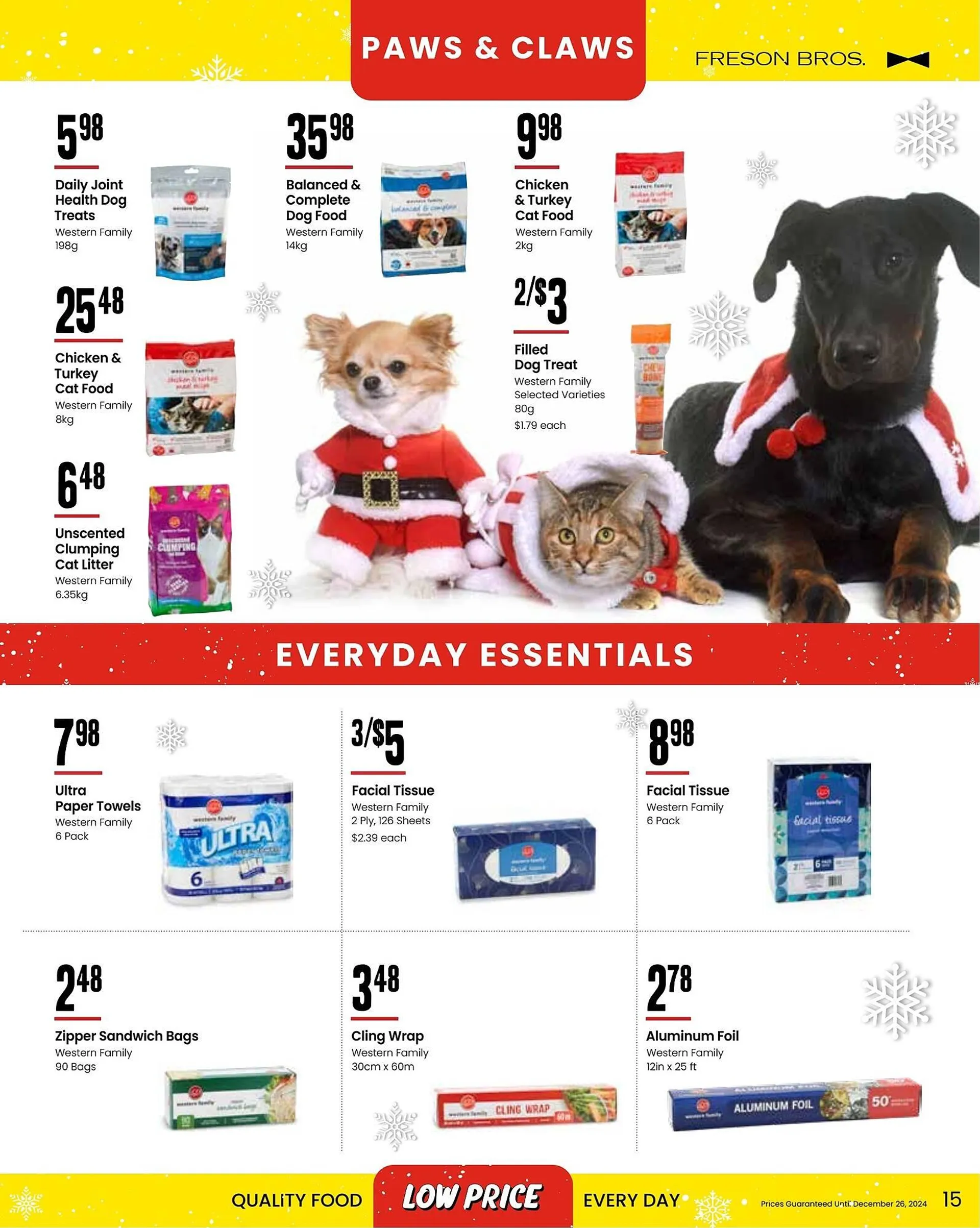 Freson Bros flyer from November 29 to December 26 2024 - flyer page 15