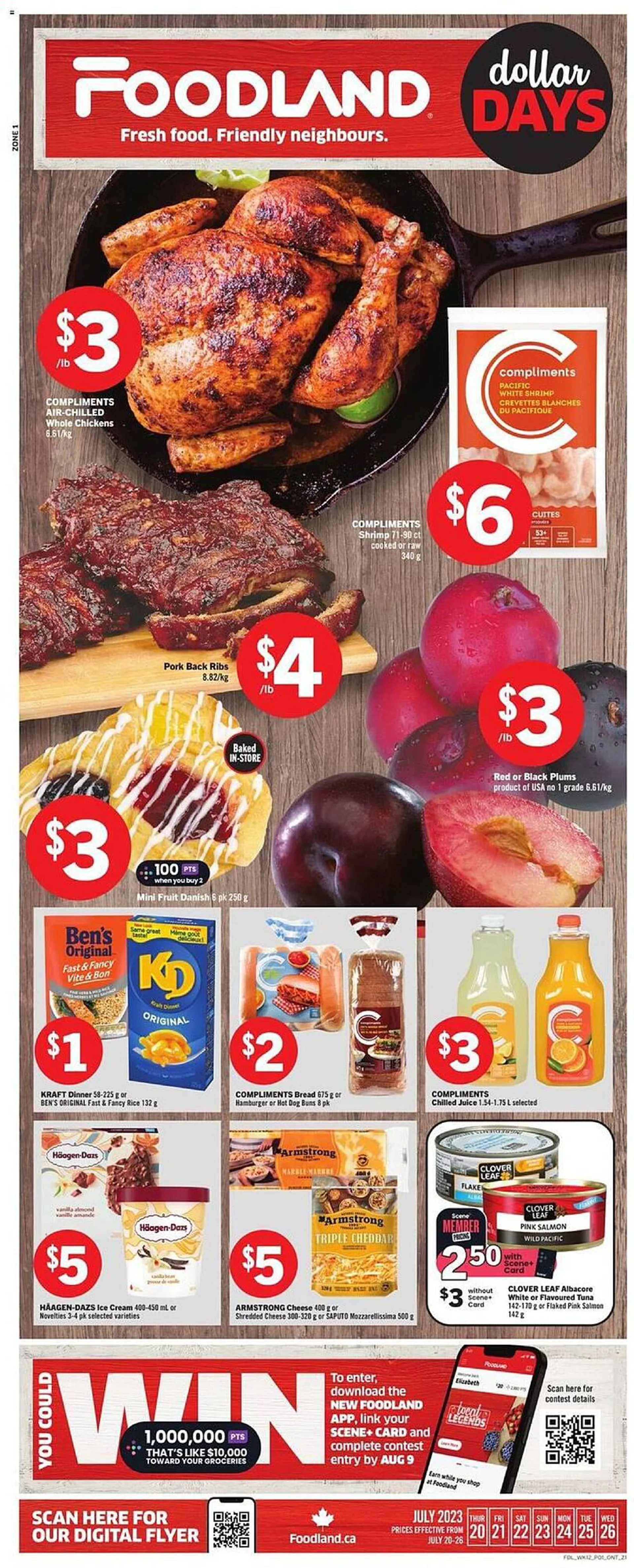 Foodland flyer from July 20 to July 26 2023 - flyer page 1