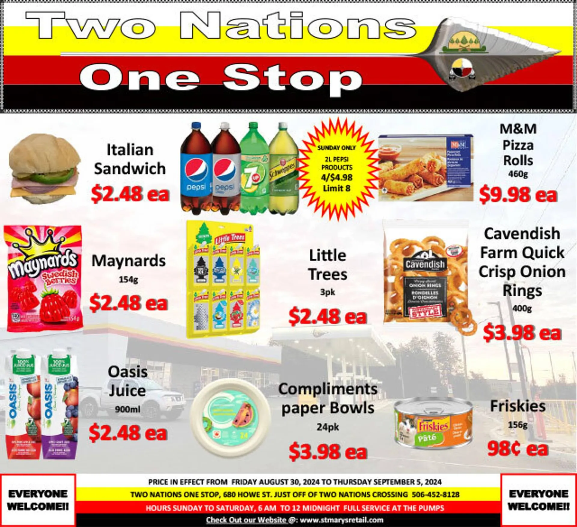 Two Nations One Stop flyer - 1