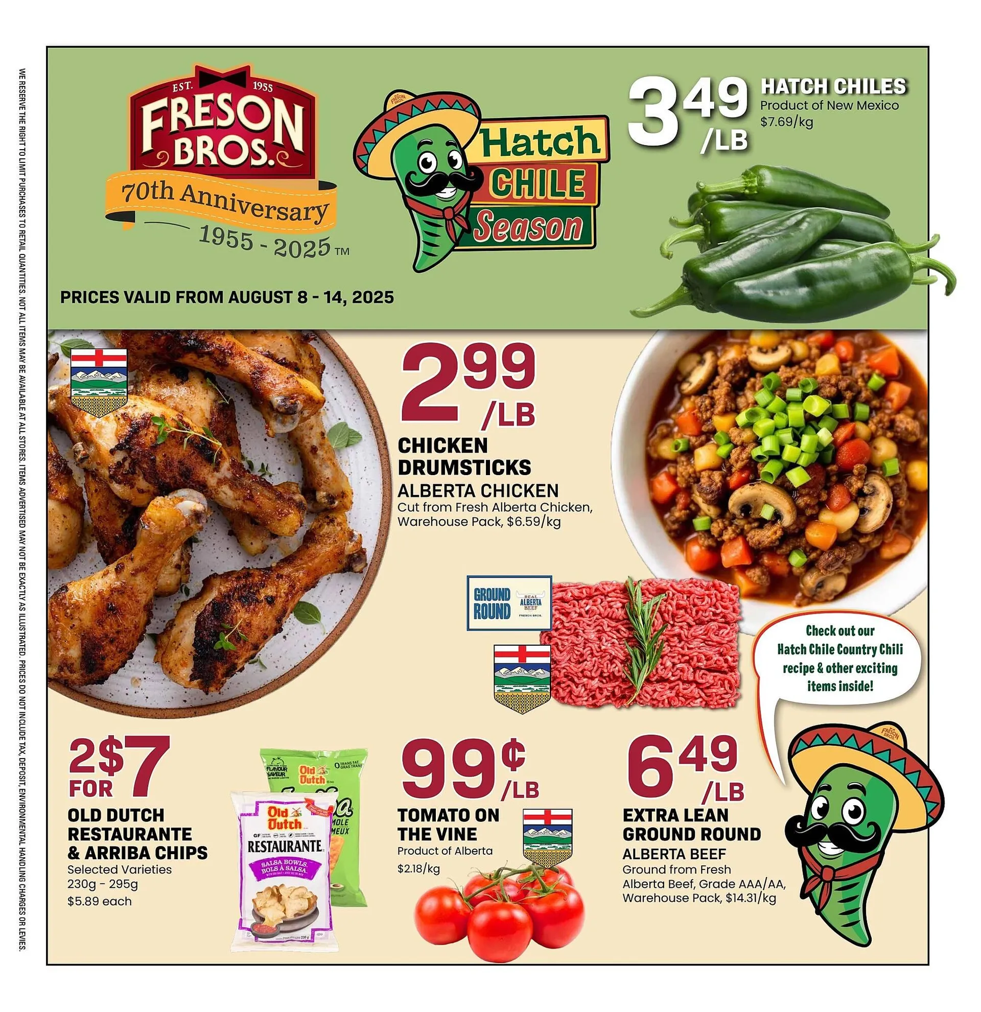 Freson Bros flyer from August 3 to August 9 2025 - flyer page 1