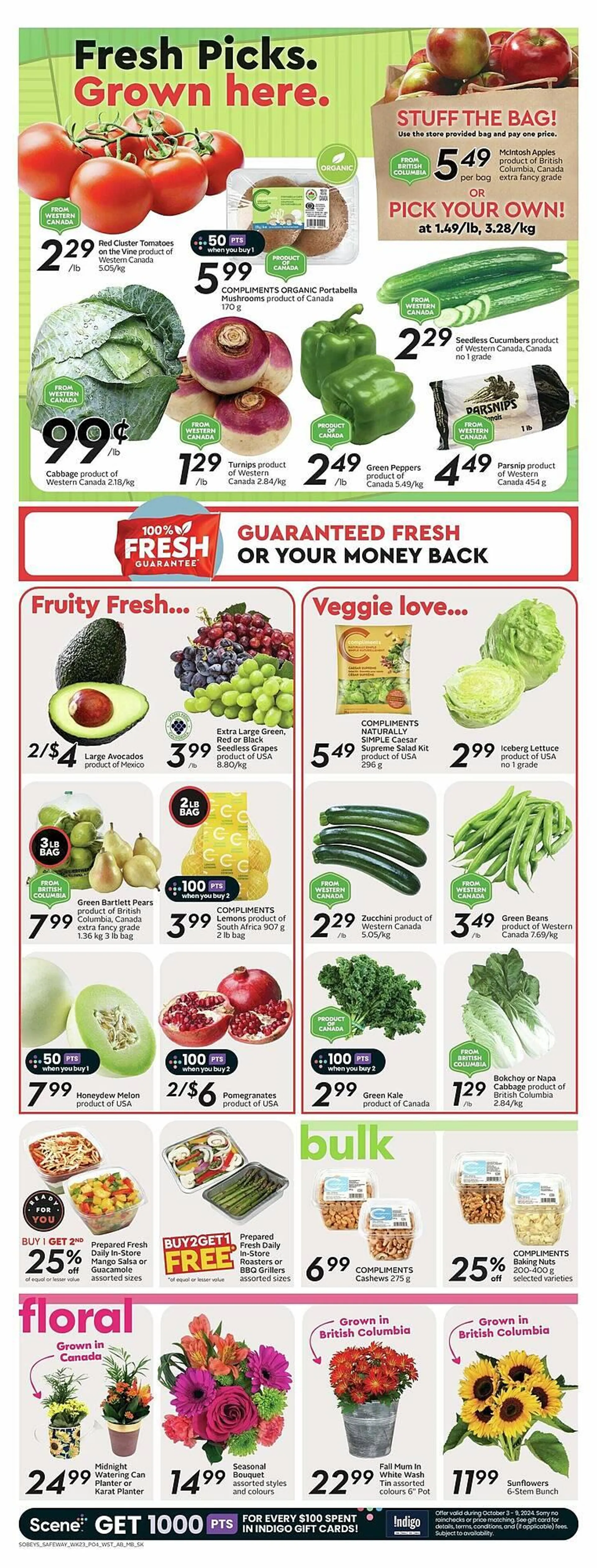 Safeway flyer from October 3 to November 7 2024 - flyer page 9