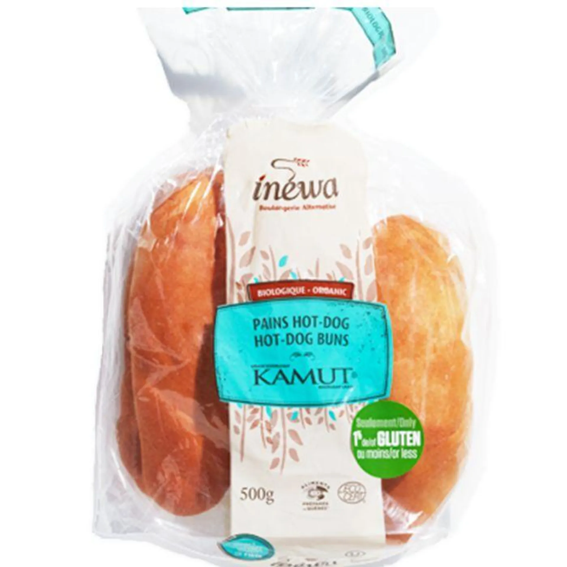 Pain hot dog au kamut biologique