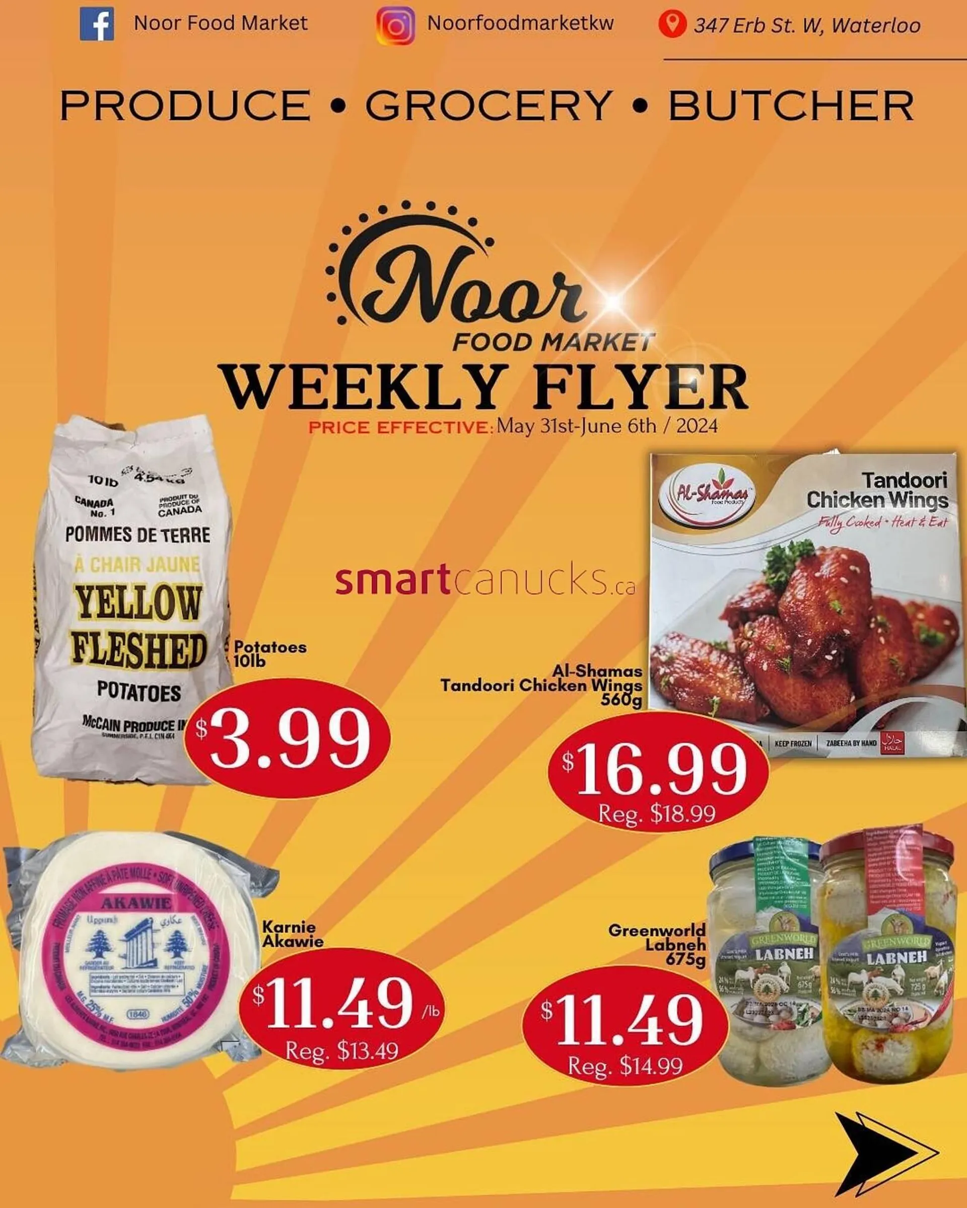 Noor Food Market flyer from May 31 to June 6 2024 - flyer page 1