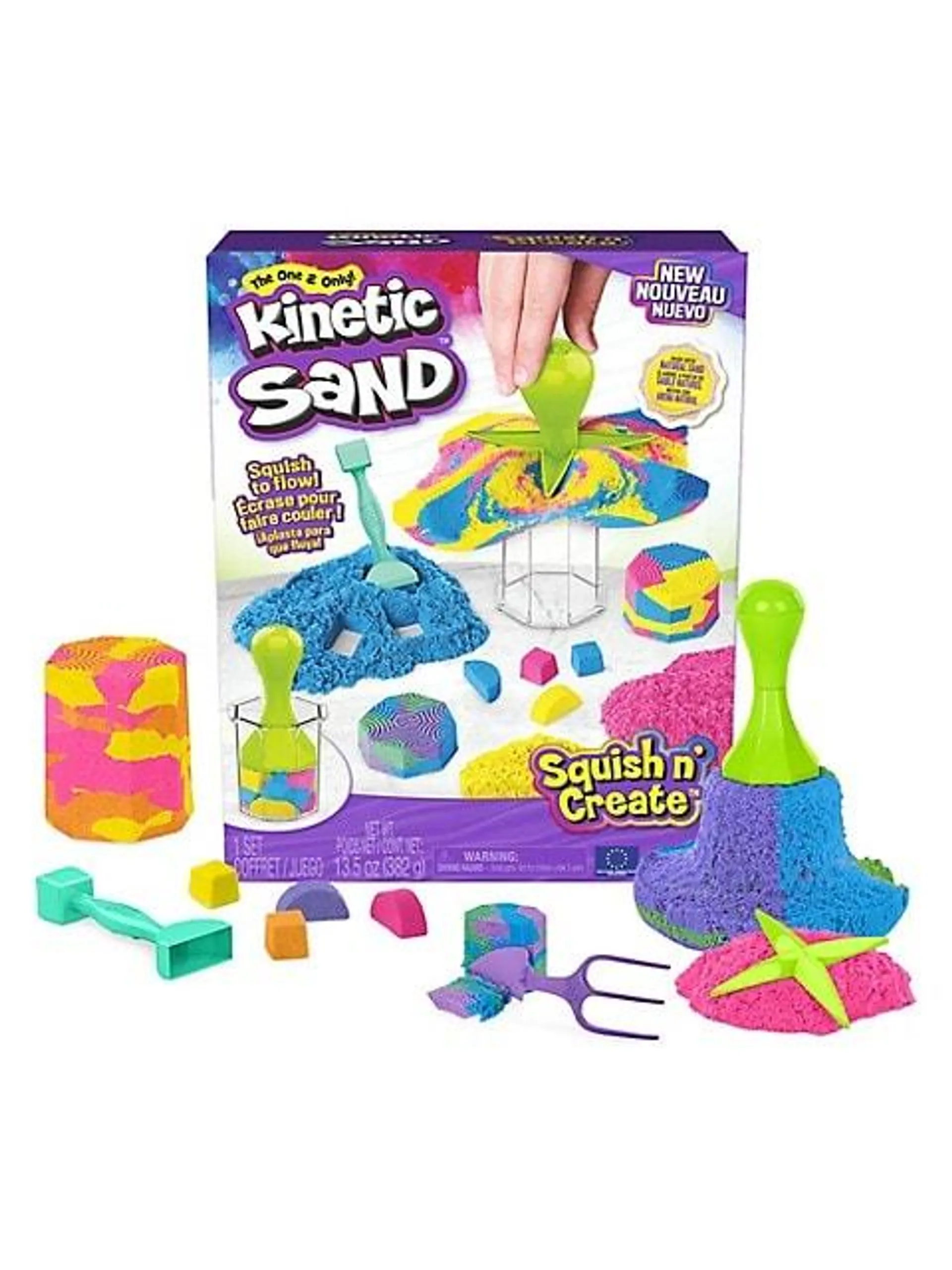 Kinetic Sand Squish N' Create Play Set