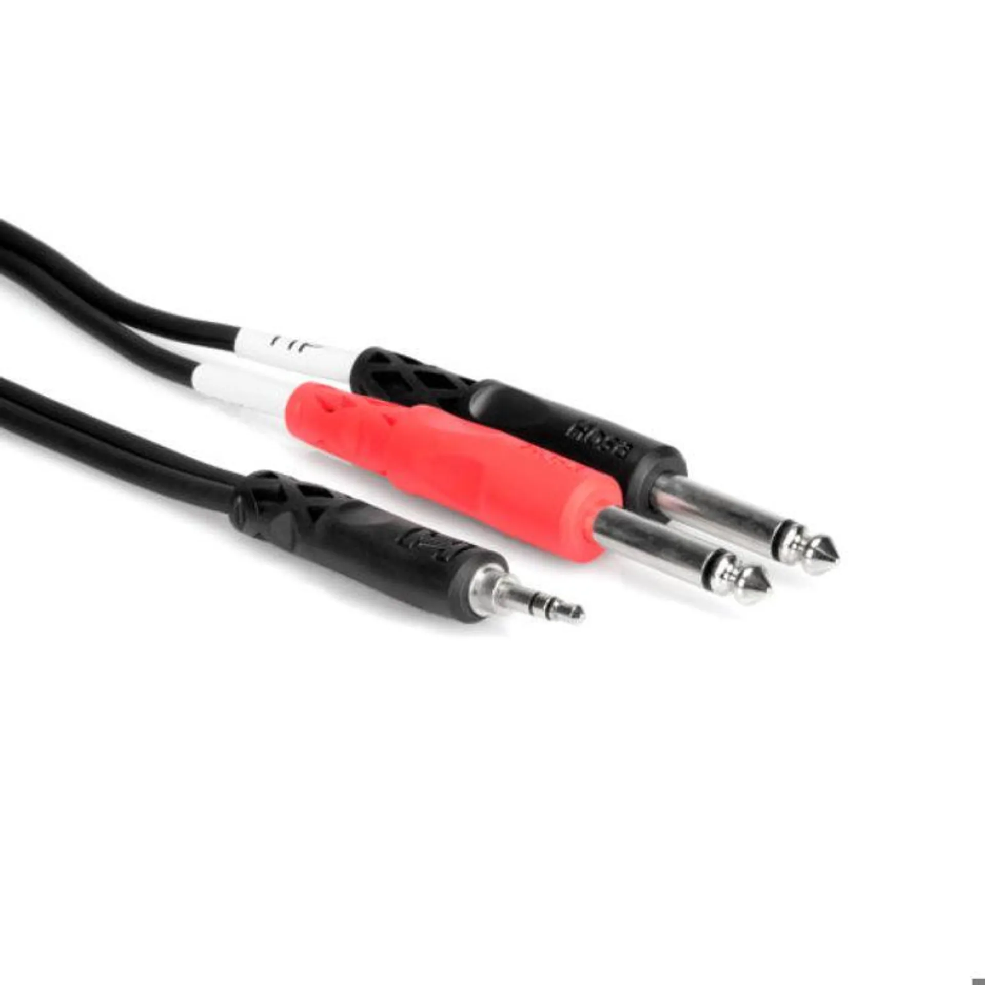 Hosa 3.5mm TRS to 2X 1/4" TS Cable, 3'