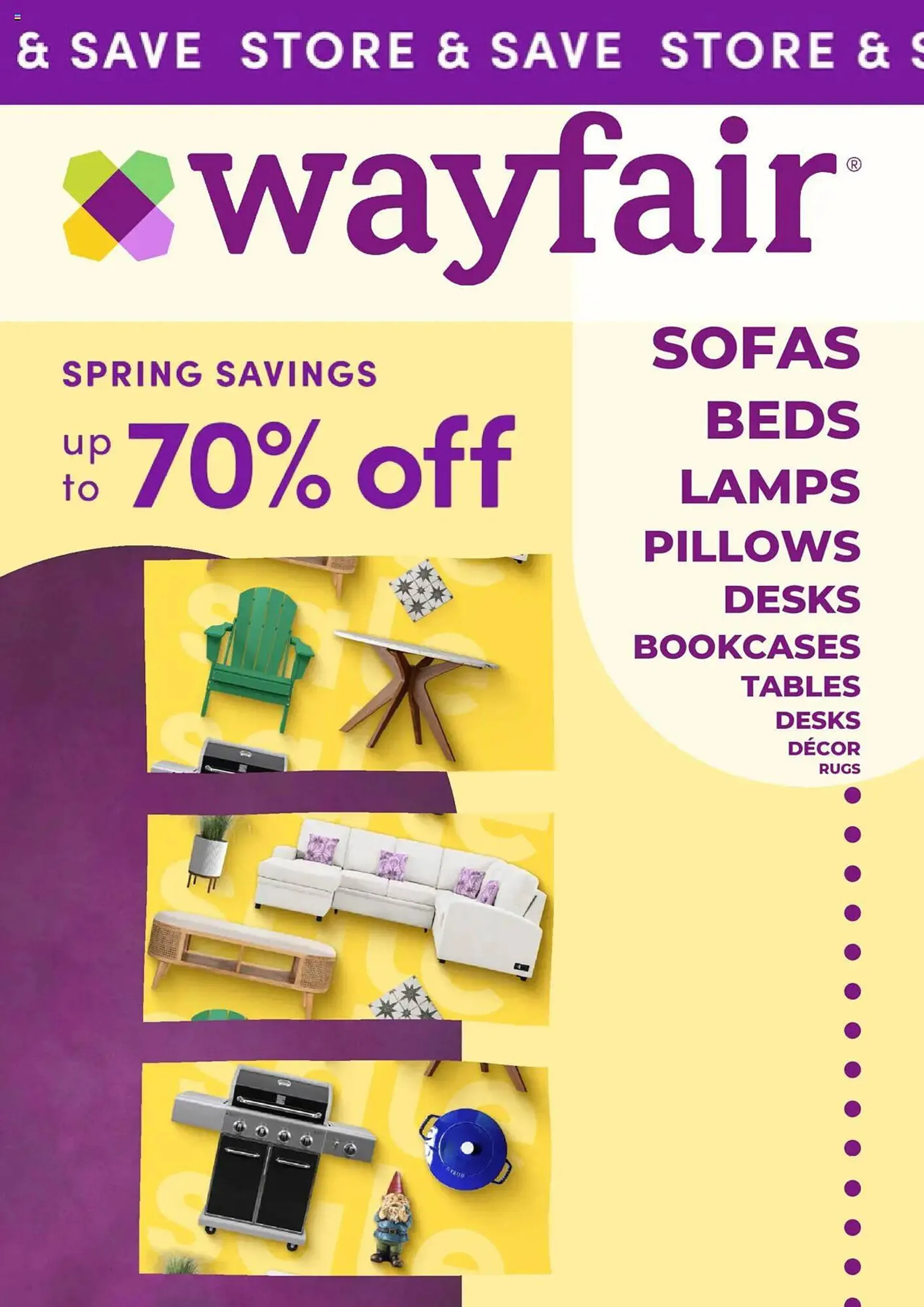 Wayfair flyer from February 27 to March 19 2025 - flyer page 1