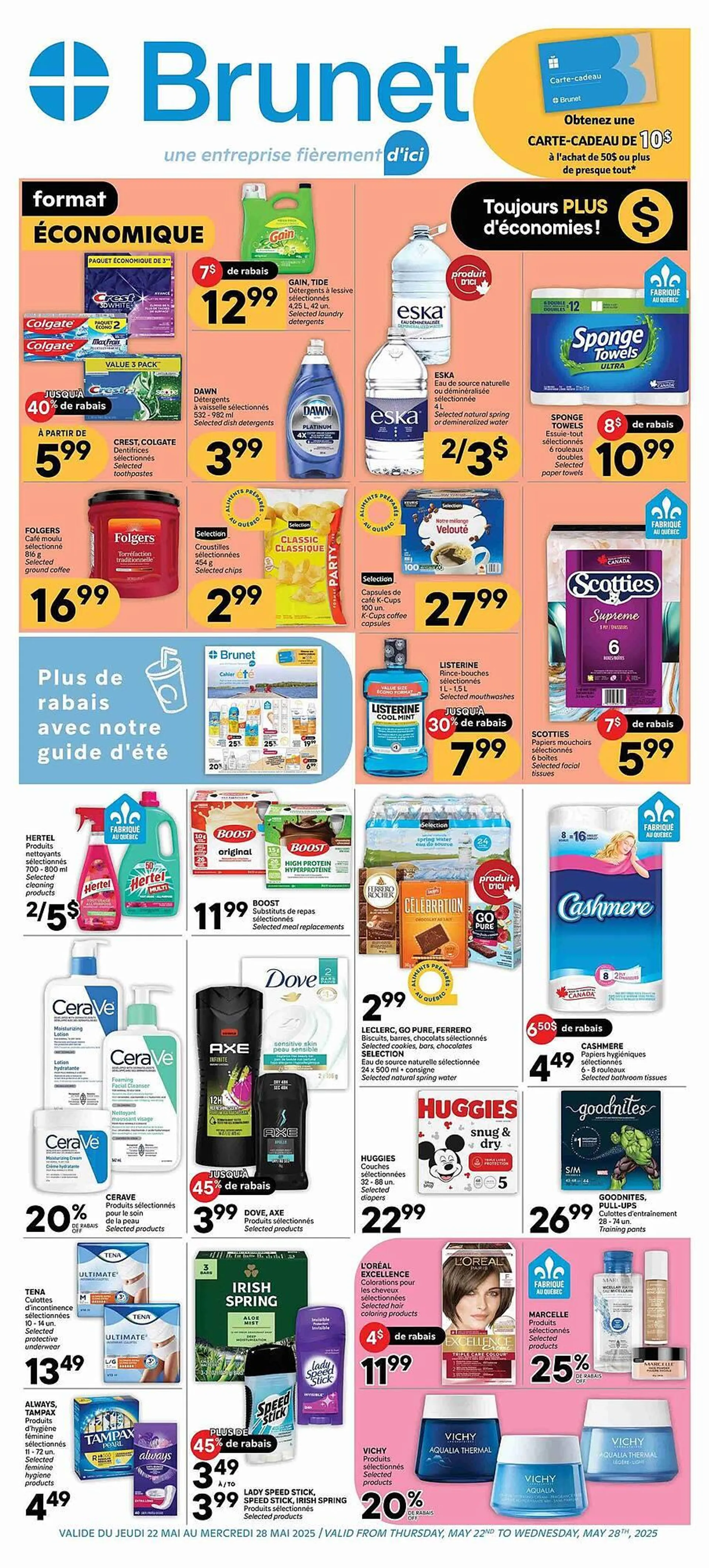 Brunet flyer from May 19 to June 2 2025 - flyer page 1